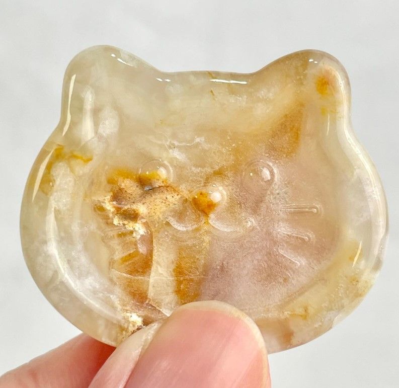 [734]櫻花瑪瑙貓貓盤 （ 7折 ）