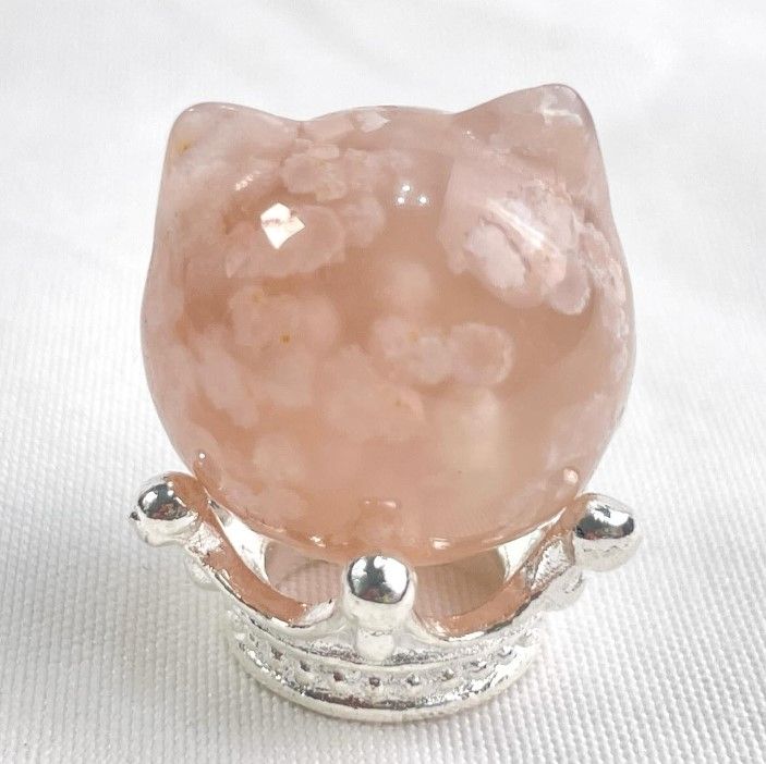 [745]櫻花瑪瑙貓貓頭 （ 7折 ）