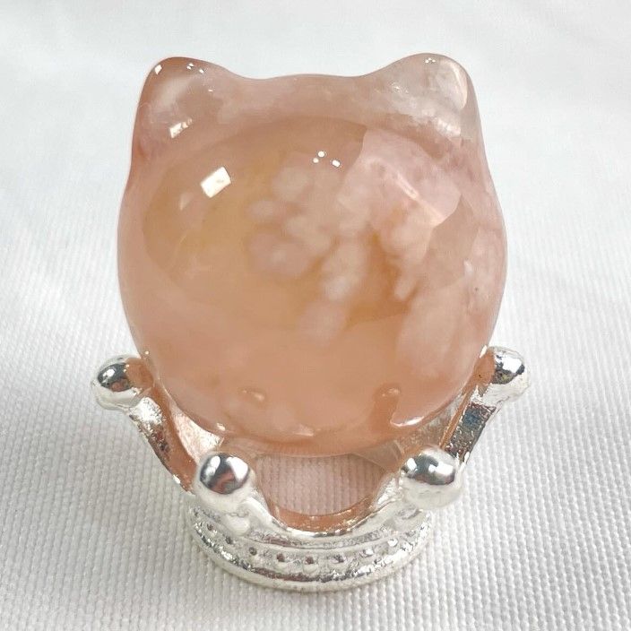 [746]櫻花瑪瑙貓貓頭 （ 7折 ）