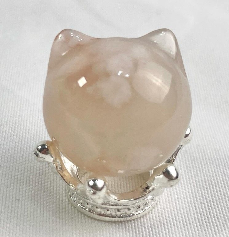 [750]櫻花瑪瑙貓貓頭 （ 7折 ）