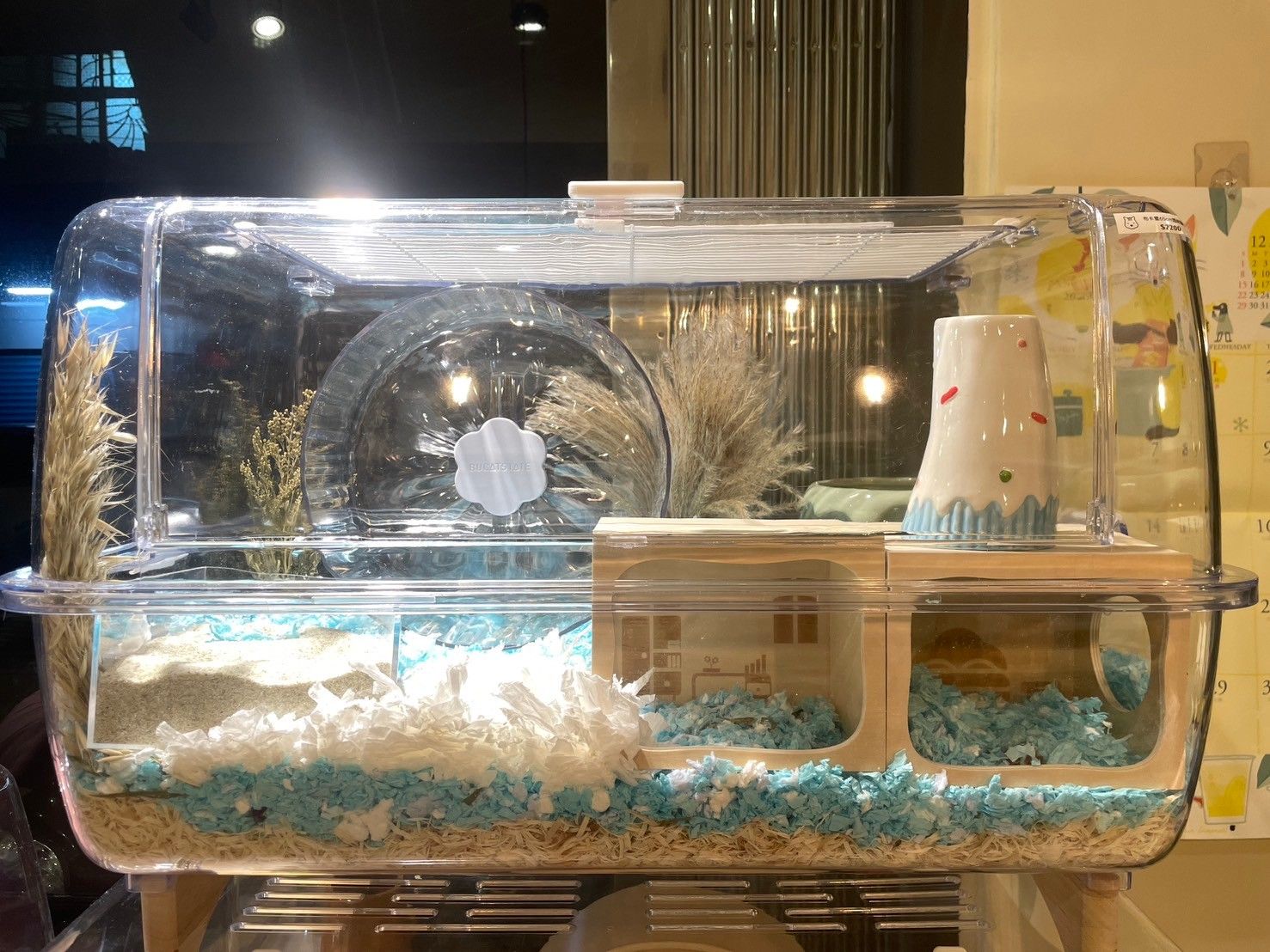 它適 倉鼠籠子 透明-65cm
