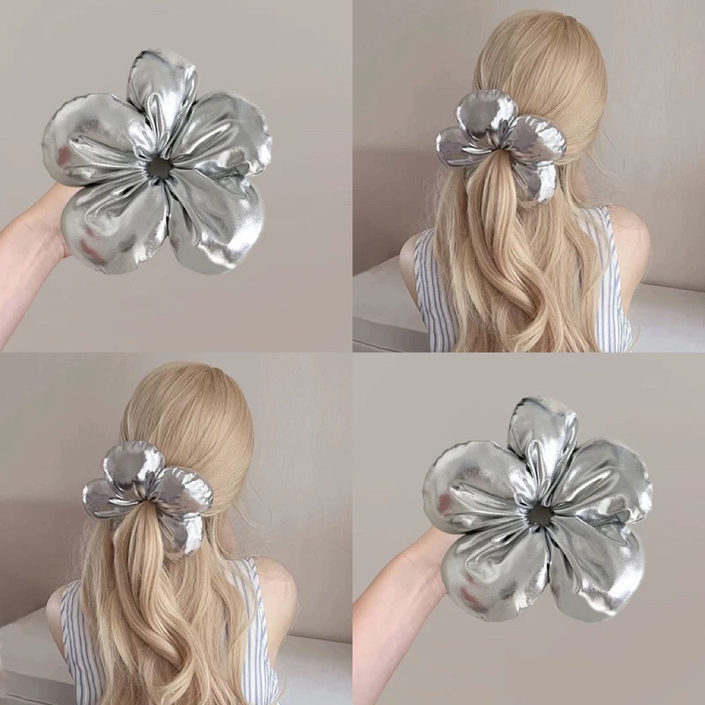 立體大花髮圈