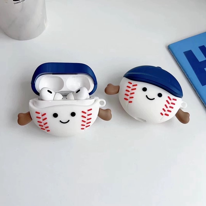 「棒球」造型AirPods耳機保護殼-下單請記得備註耳機型號**