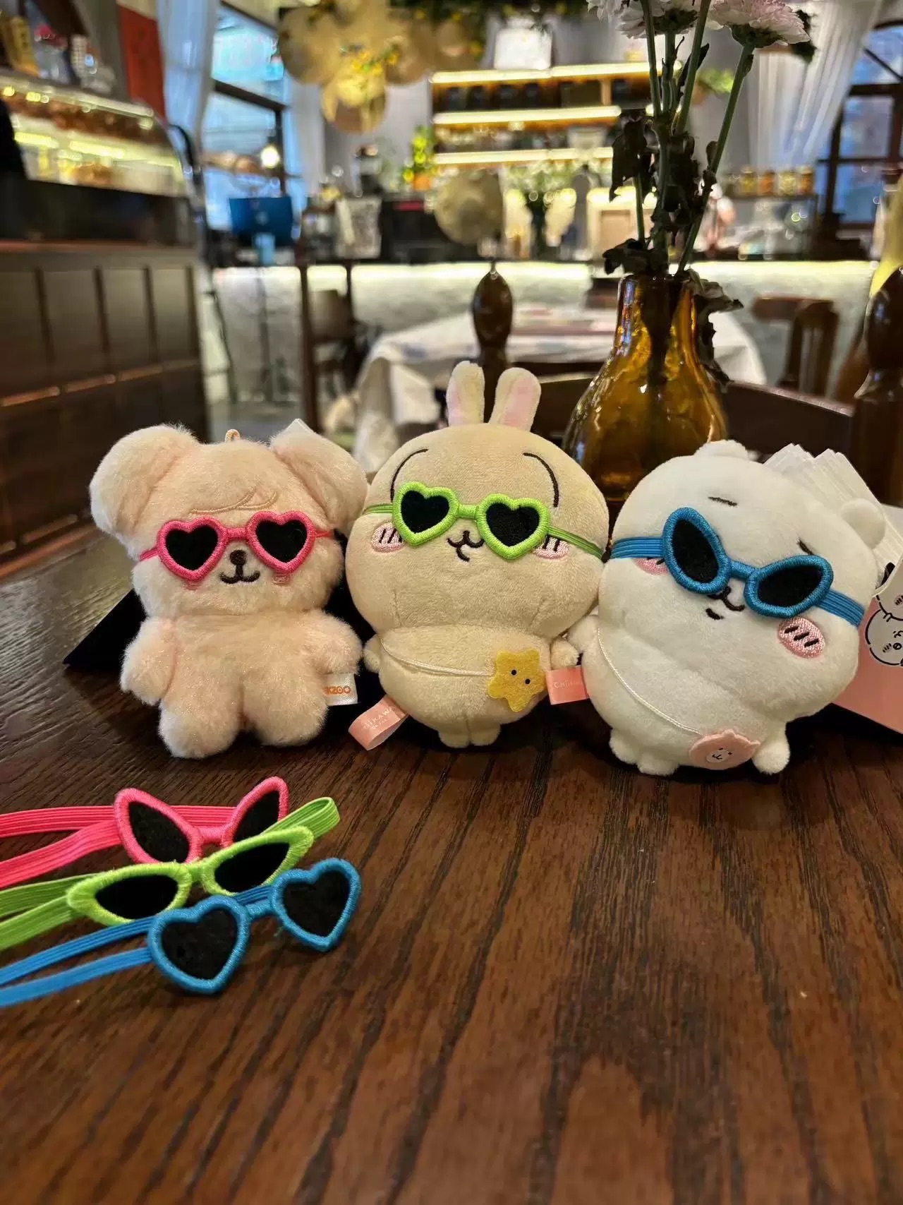 【預購】玩偶造型墨鏡（鬆緊帶款）