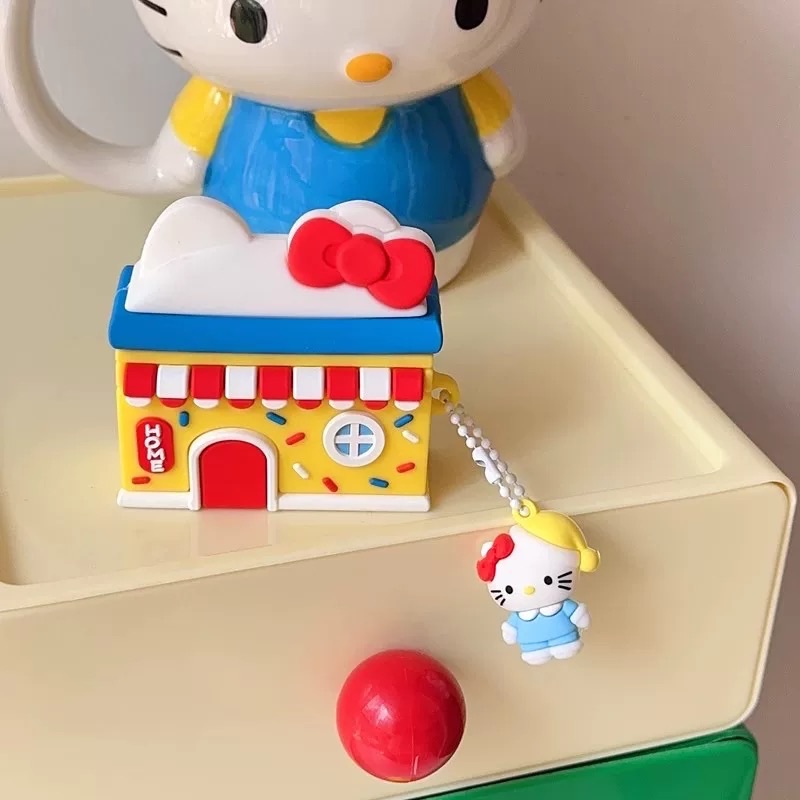 【預購】Kitty造型房子 耳機保護殼
