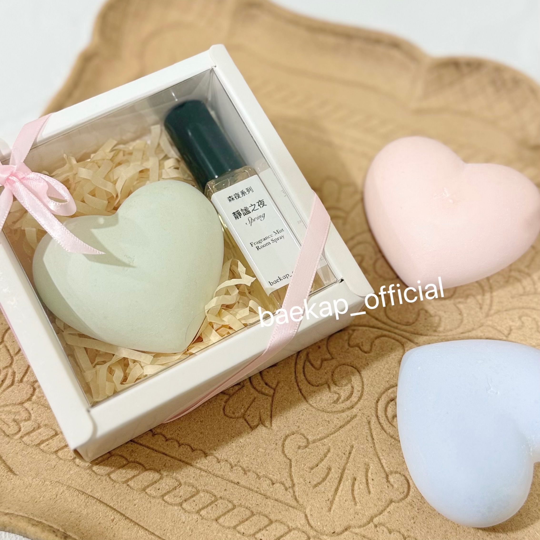 愛心擴香石💗｜空間噴霧（10ml）禮盒組