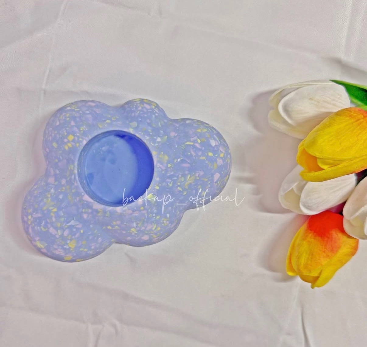 雲朵擴香茶蠟底座☁️（含隨機香味一個茶蠟）