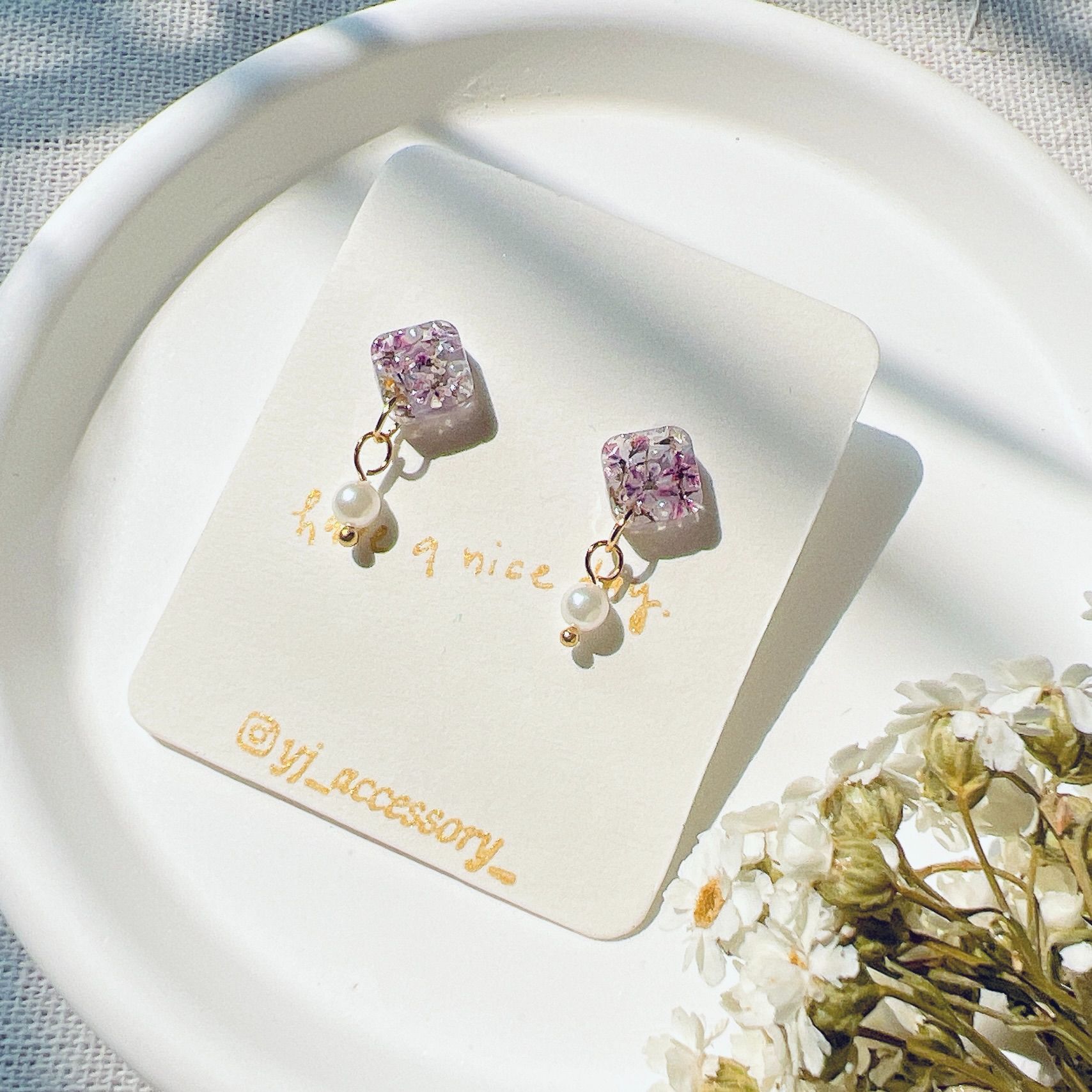 小巧系列 - 菱格花