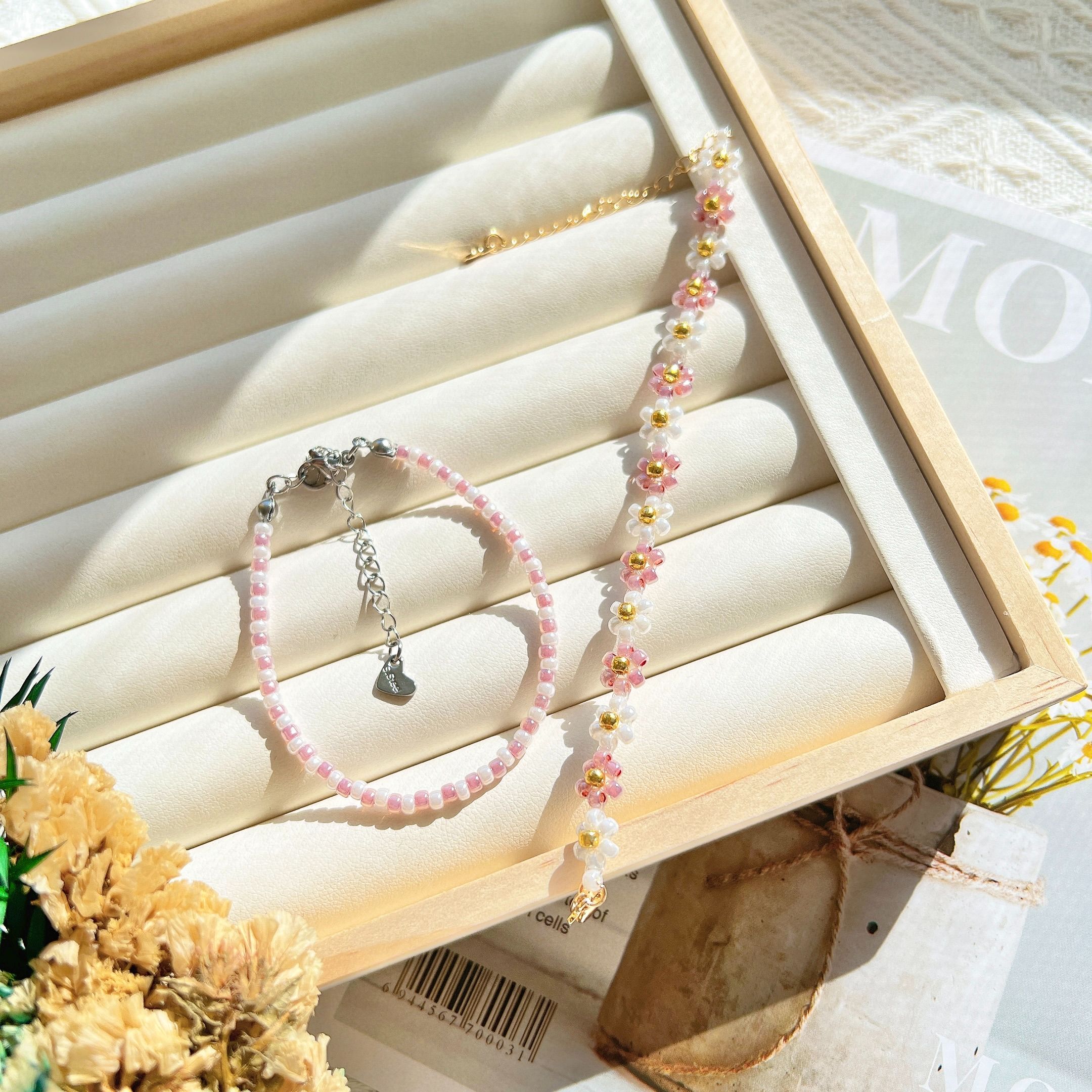 串珠手鍊 - 雙色系