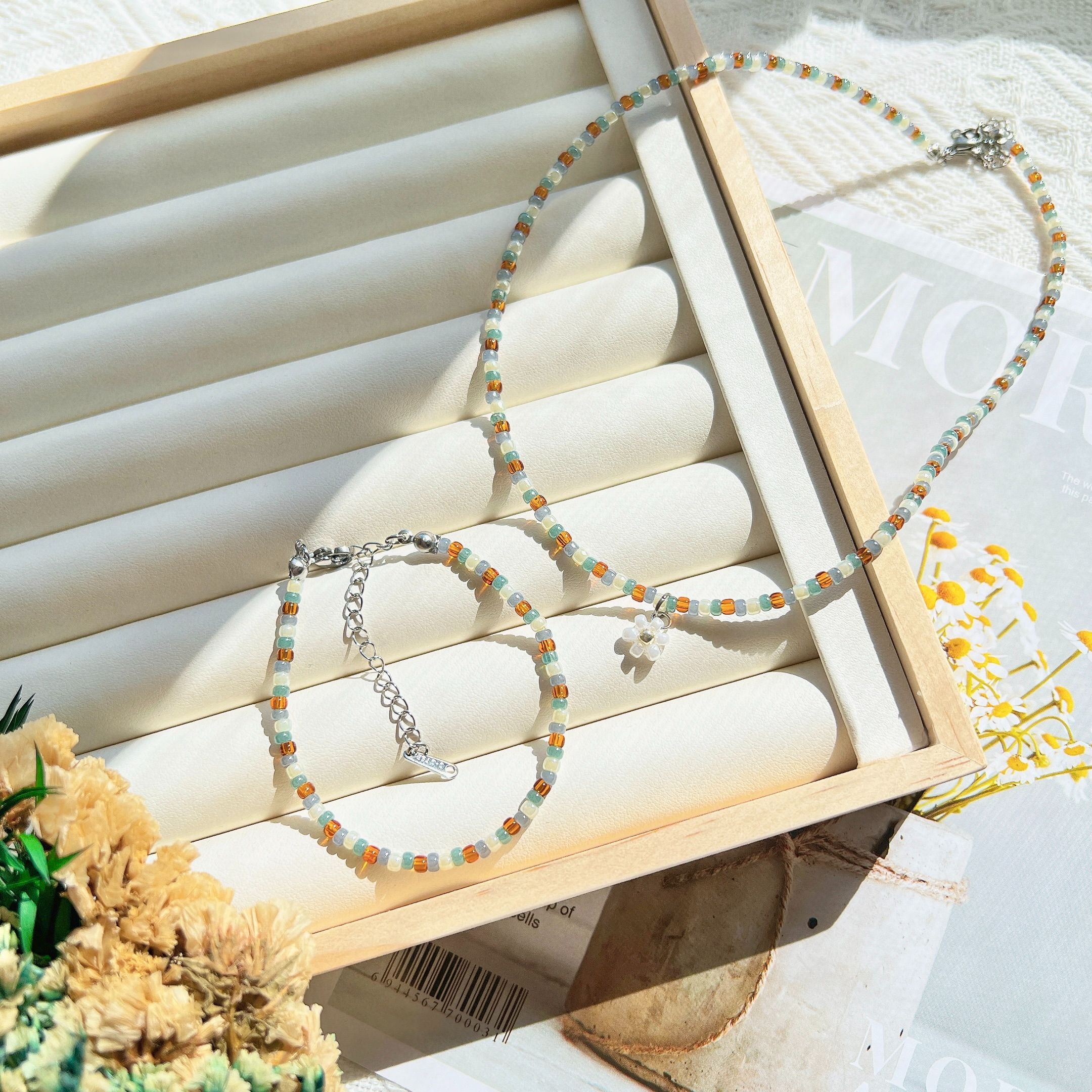 串珠項鍊 - 復古