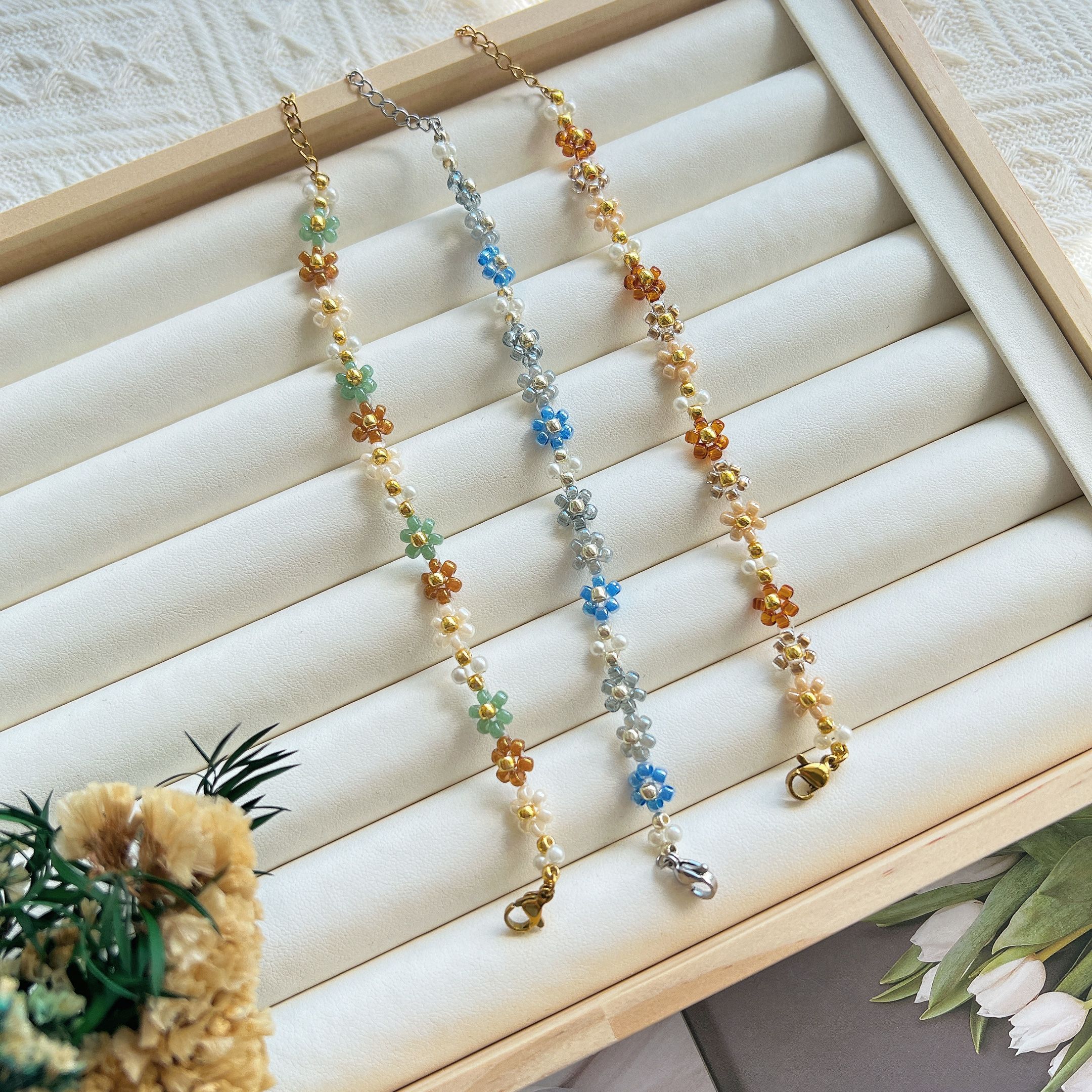 串珠手鍊 - 復古系列