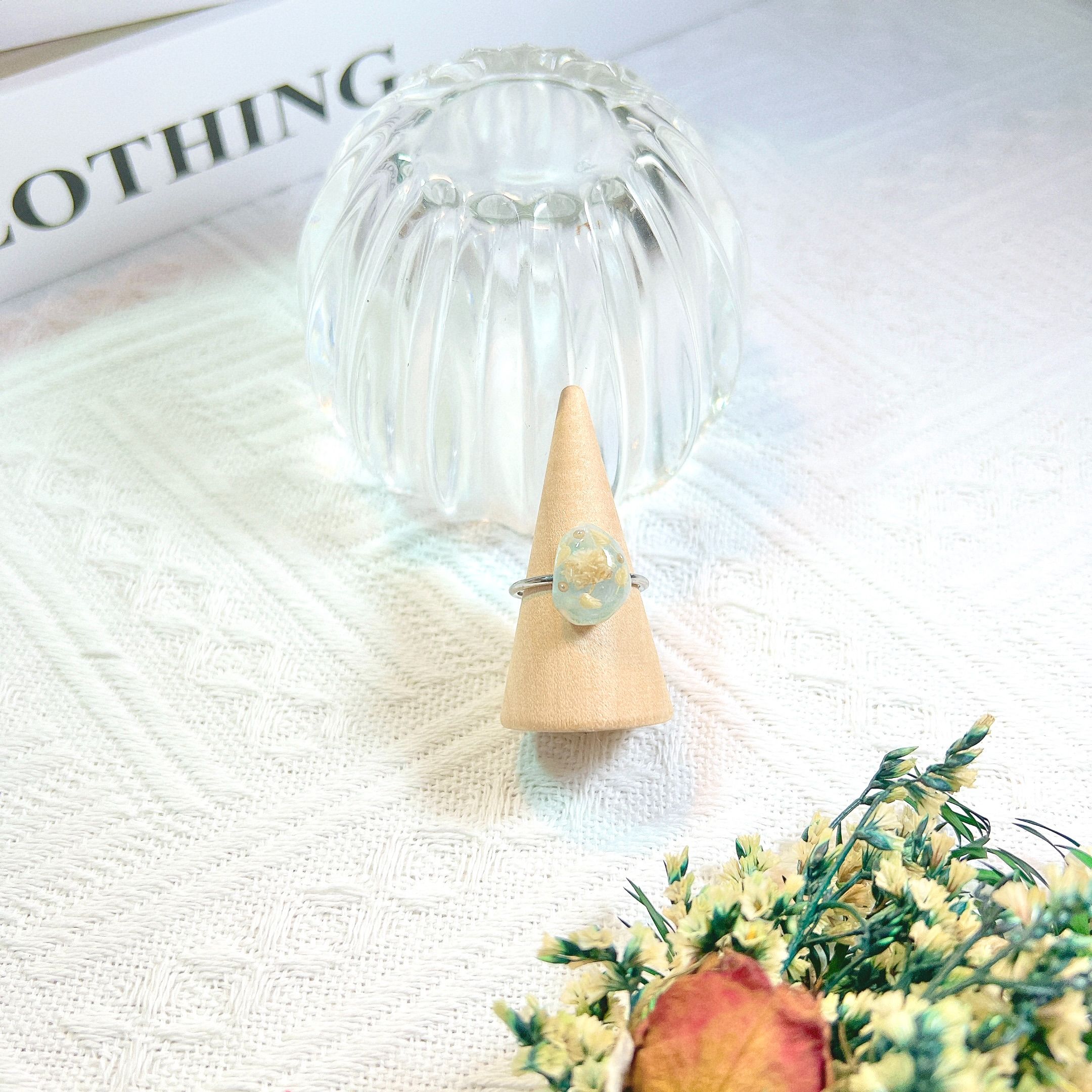 戒指款 - 石生花