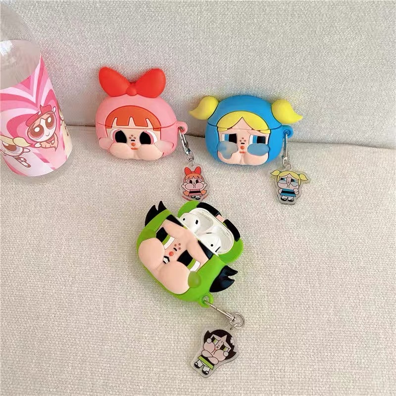 哭娃飛天小女警AirPods 耳機殼