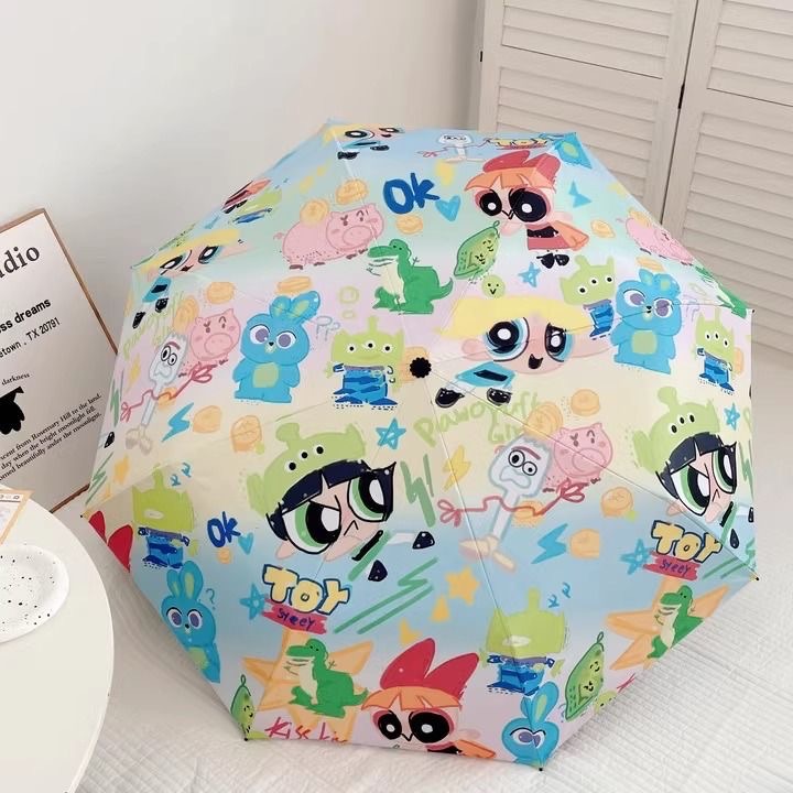 飛天小女警 X 玩具總動員 自動晴雨傘