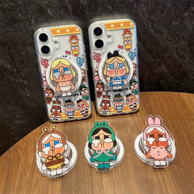 Crybaby哭娃磁吸支架+手機殼iPhone