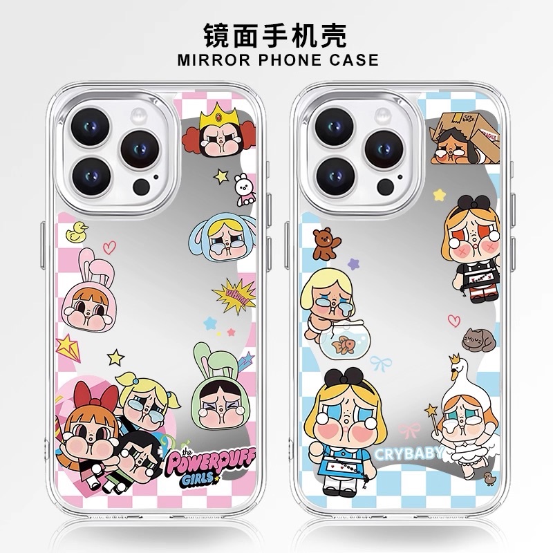 哭娃Crybaby飛天小女警鏡面手機殼