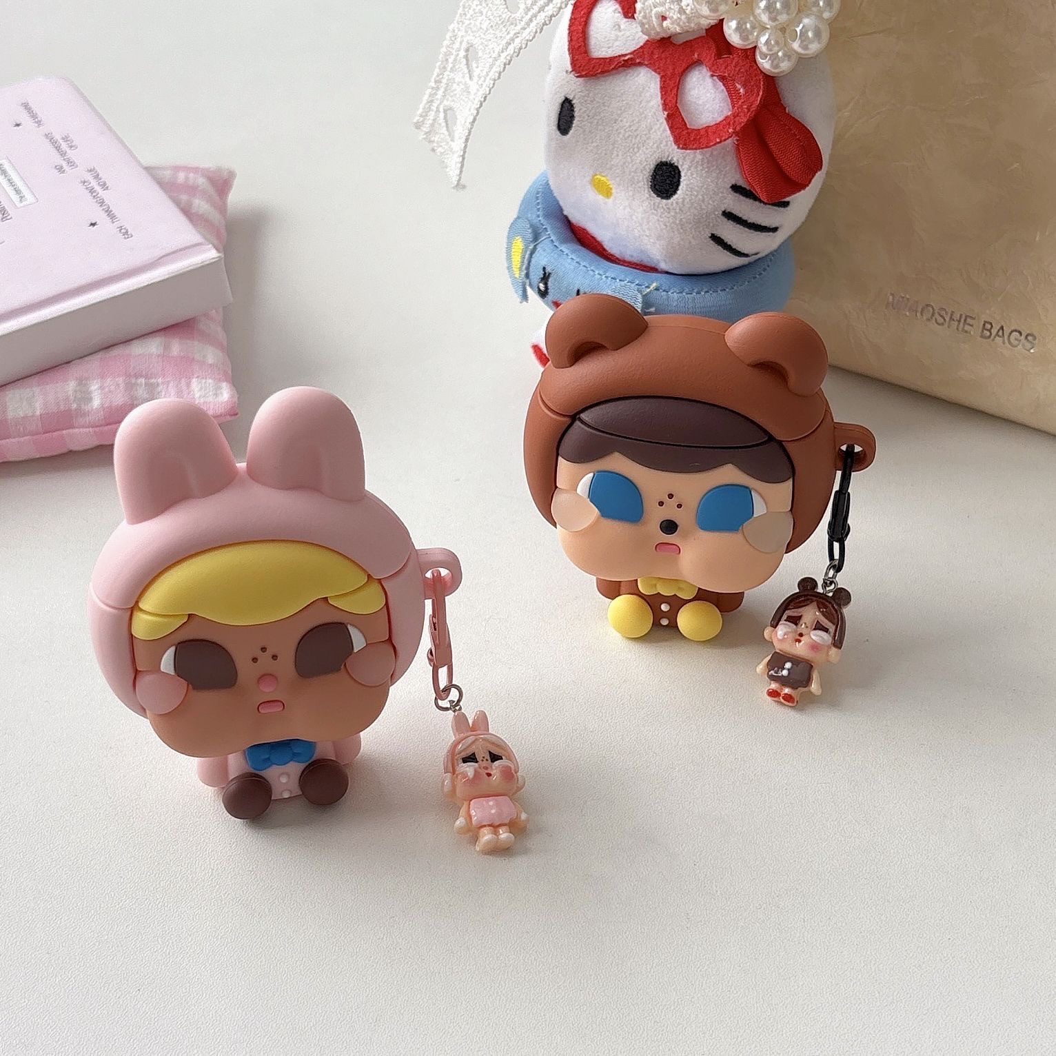 熊熊兔兔全身耳機包 #腳可拆