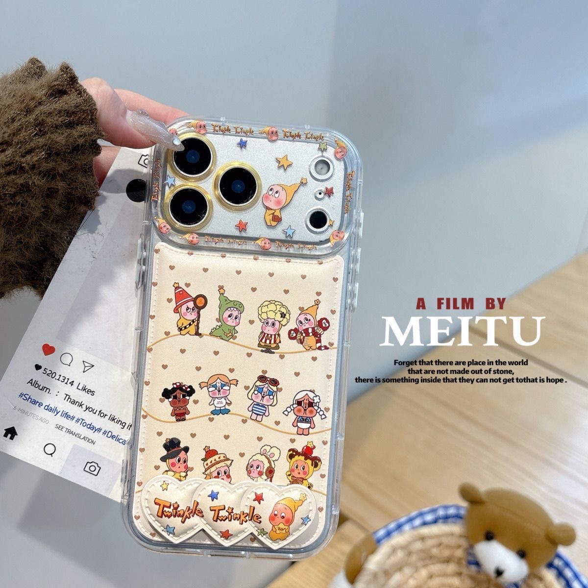 星星人＆哭娃透明手機殼