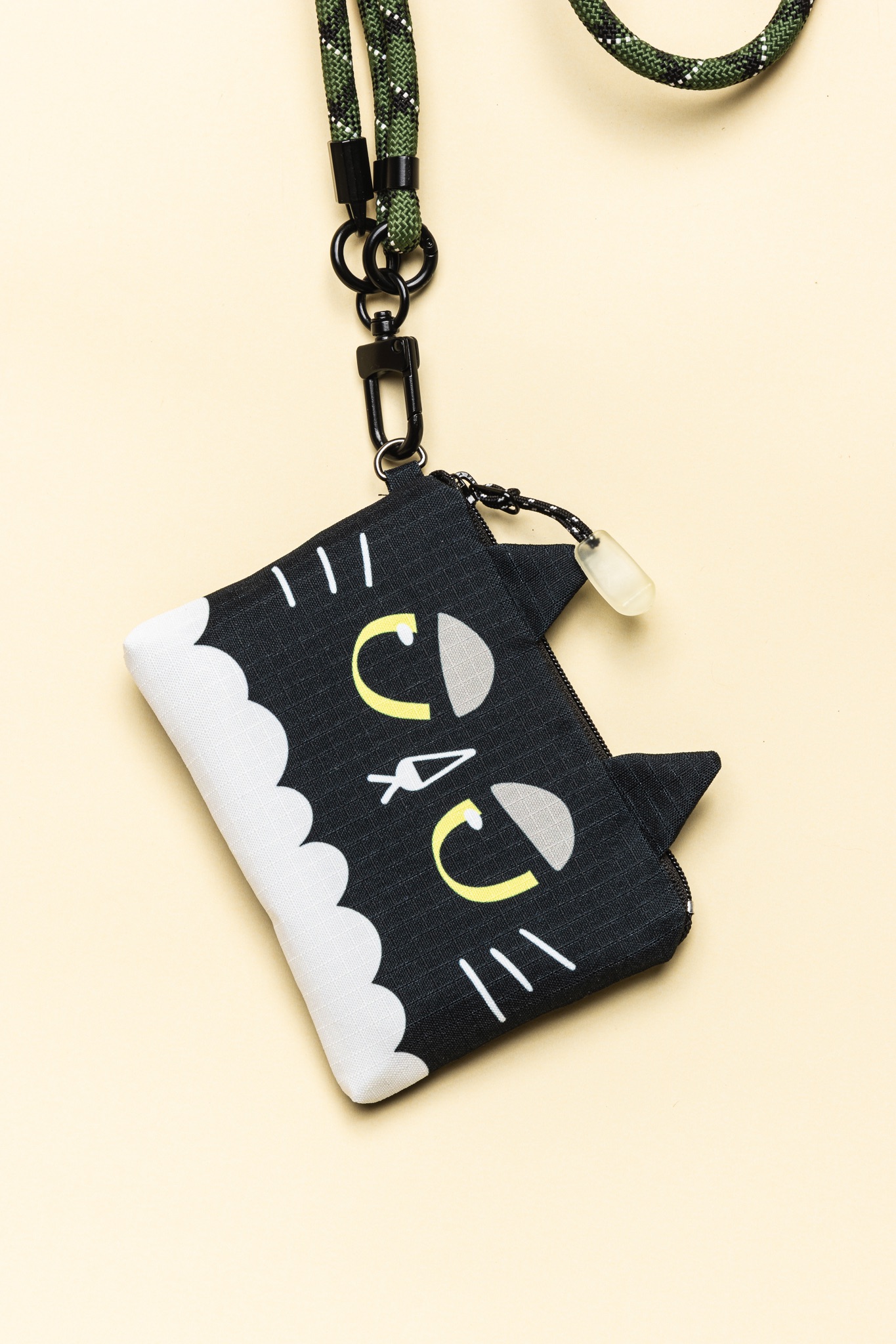 防潑水黑貓造形零錢包（不含掛繩）