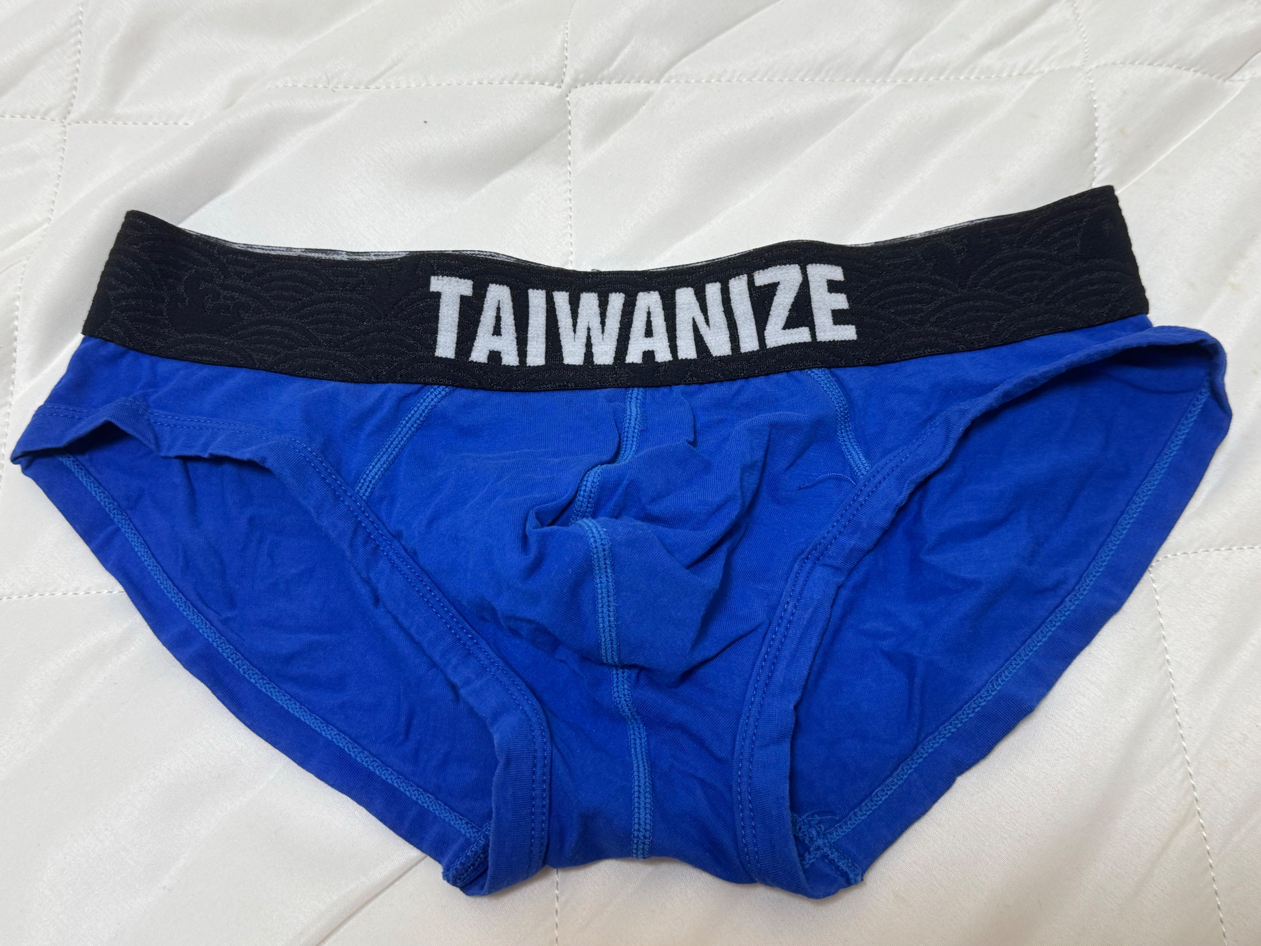 TAIWANIZE藍色三角內褲