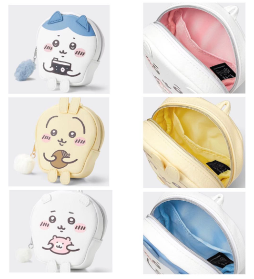 吉伊卡哇 ちいかわ GU 聯名 化妝包 （15cm）
