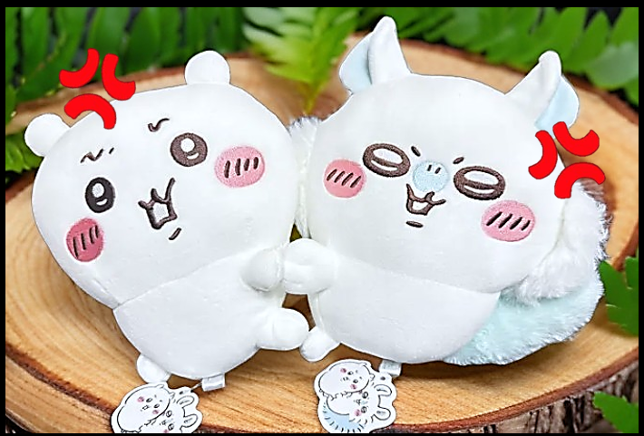 吉伊卡哇 ちいかわ 打架S娃  （18cm）