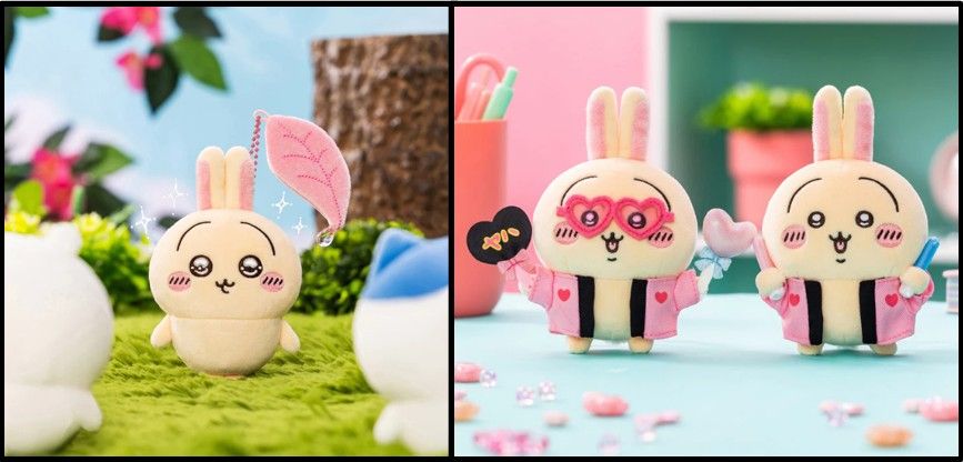 吉伊卡哇 ちいかわ 日本官方吊飾  水汪汪兔＆應援兔