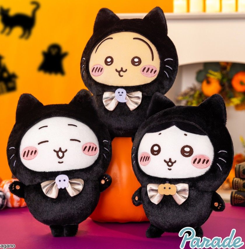 吉伊卡哇 ちいかわ 日本景品 黑貓系列 （20cm）