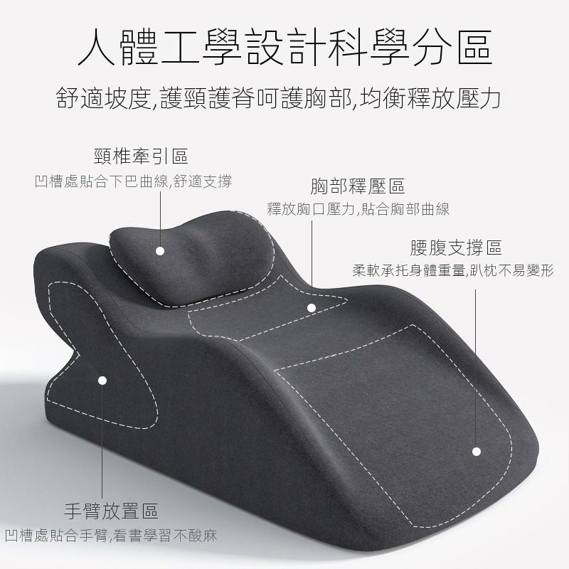 💯人體工學趴睡枕 | 多功能全能舒適支撐✨