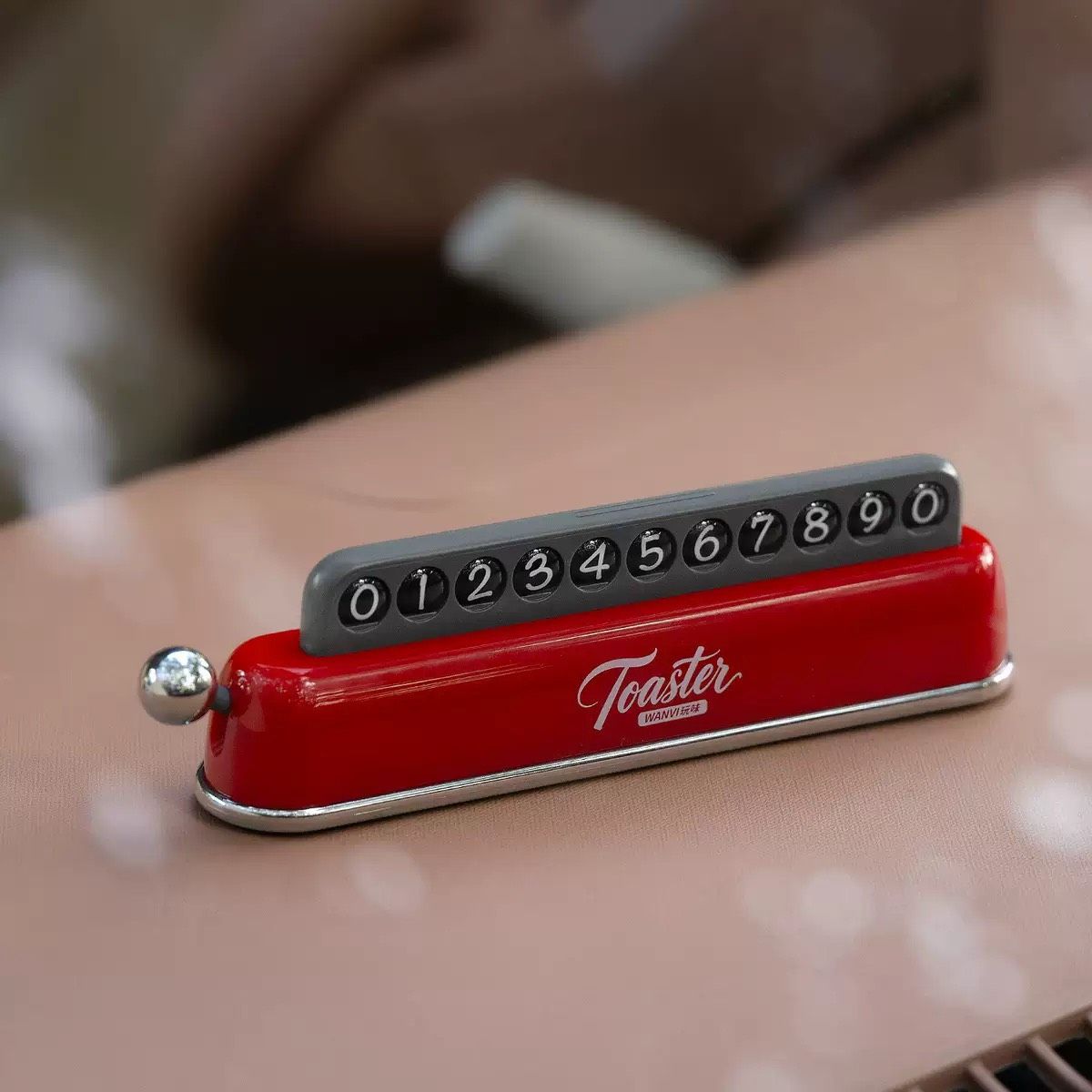 【TAI AUTO】機械打字機造型停車號碼牌 A210