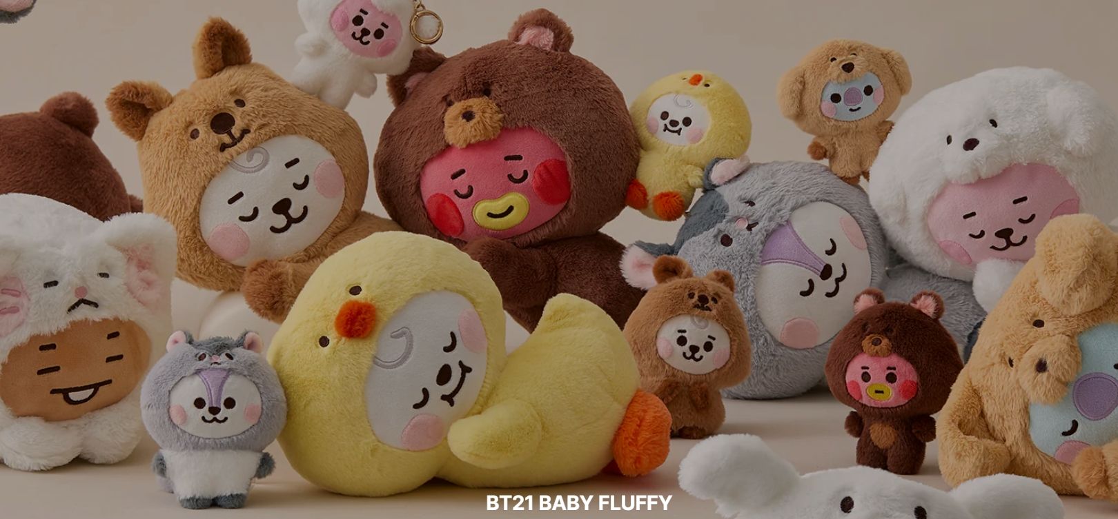 [全新現貨]BT21毛絨動物系列