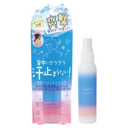 （現貨）日本Coolist 背部冰感降溫噴霧 60ml