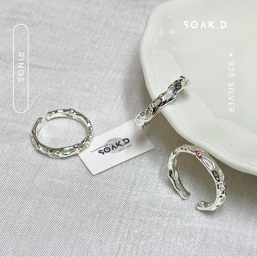 『𝐒𝐨𝐚𝐤.𝐃』925銀 寶藏系列 ✧ 寶藏女孩 開口戒