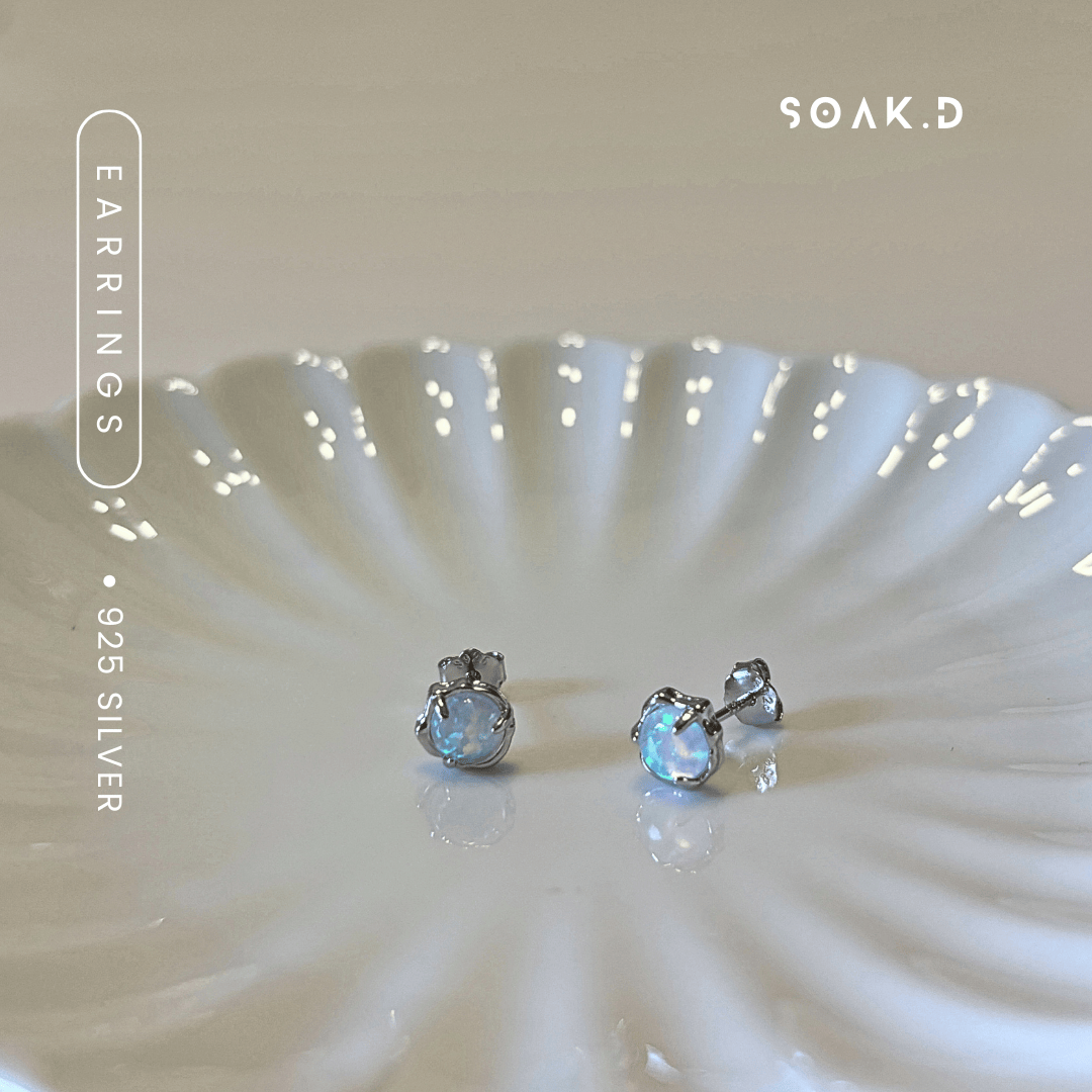 『𝐒𝐨𝐚𝐤.𝐃』925銀 寶藏系列 ☾ 星海 耳針耳環