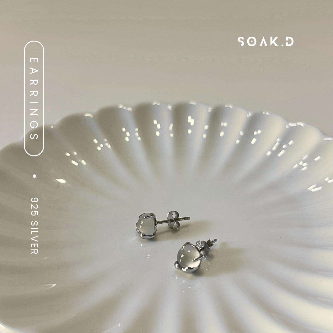 『𝐒𝐨𝐚𝐤.𝐃』925銀 寶藏系列 ☾ 星月 耳針耳環