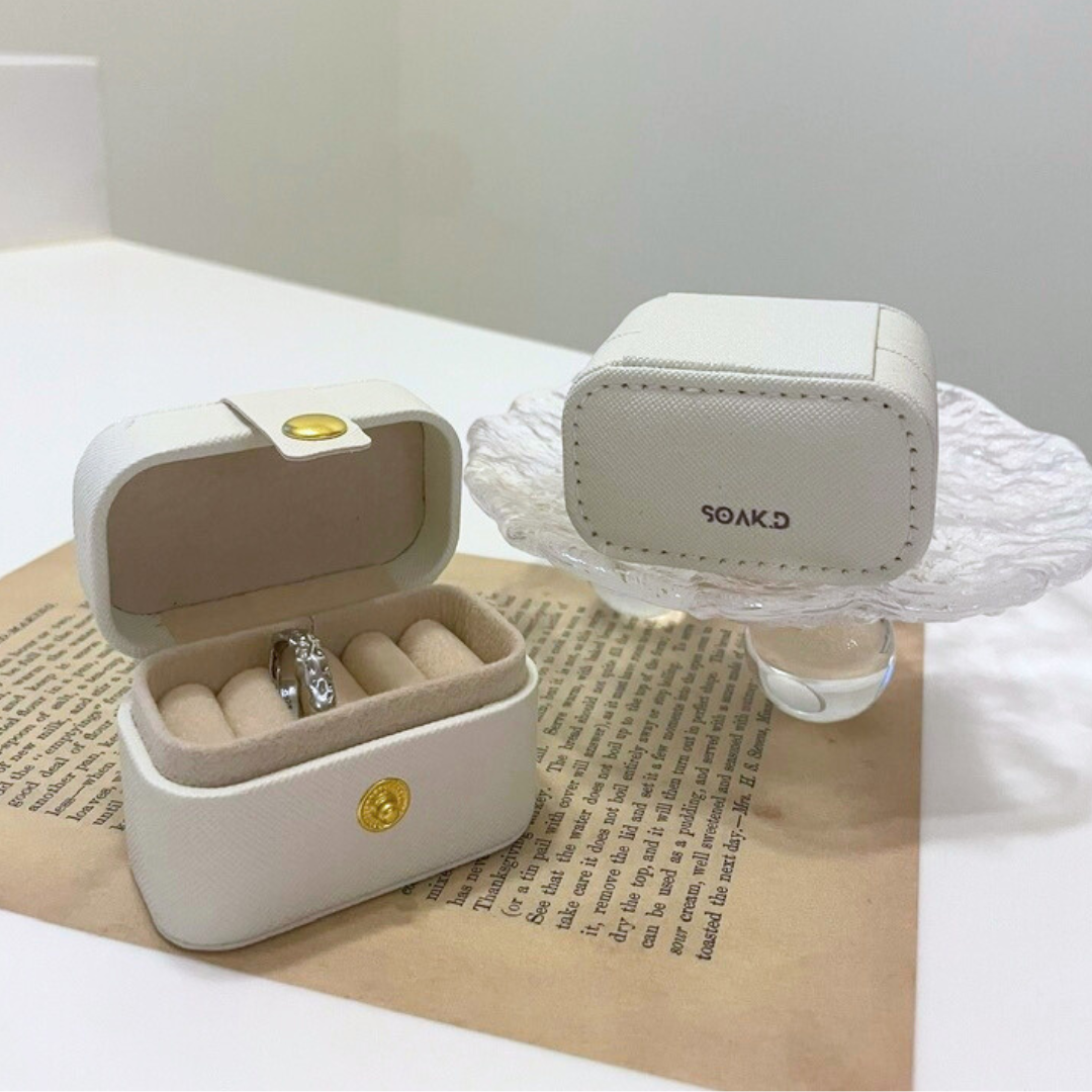 『𝐒𝐨𝐚𝐤.𝐃』品牌飾品盒/戒指盒（小） 飾品收納盒