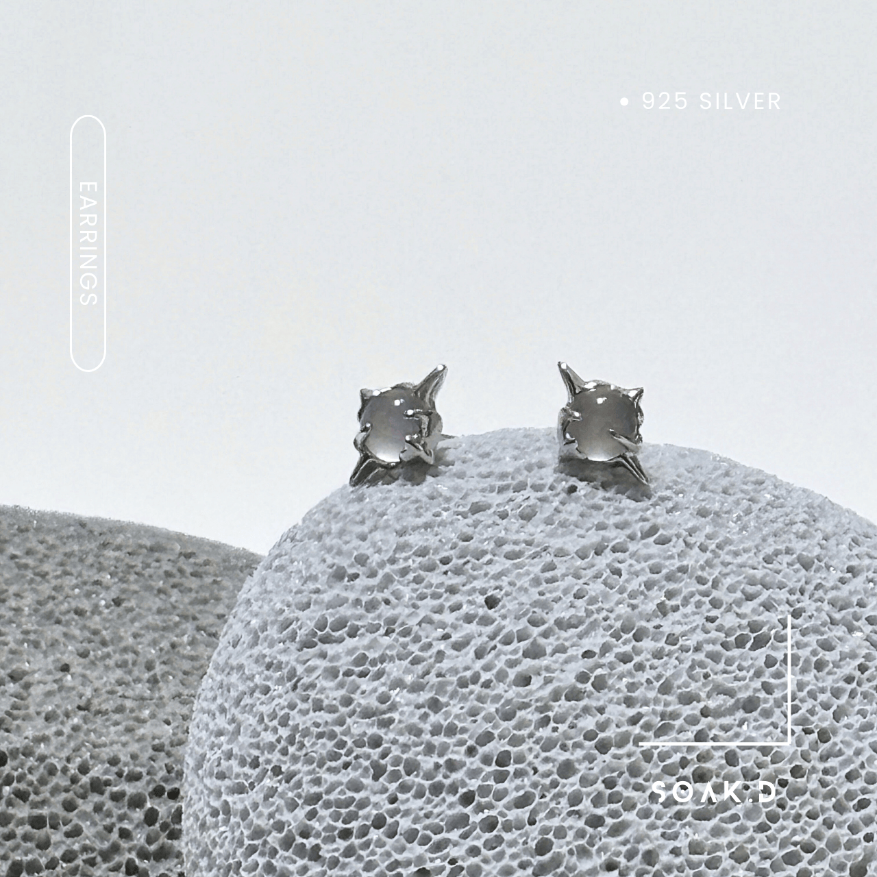 『𝐒𝐨𝐚𝐤.𝐃』925銀 寶藏系列 ☾ 慧星 耳針耳環