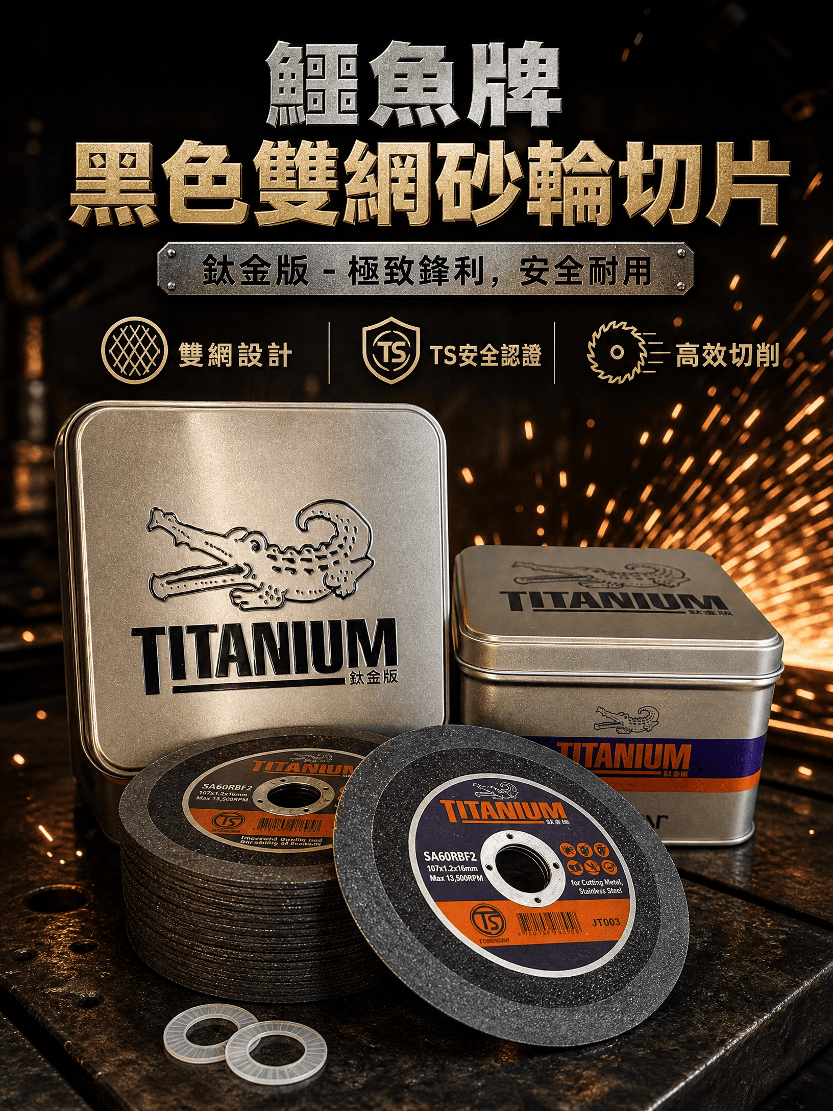 砂輪切片系列-鱷魚牌＆馬牌