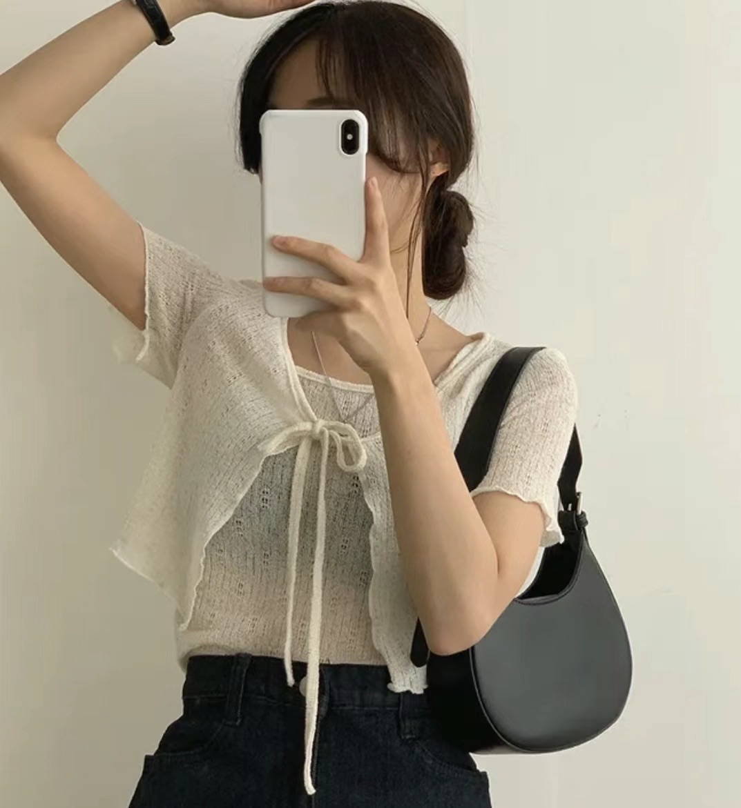 現貨+預購ㅣ🏷ʏᴜɴᴀ’s ·韓國代購🇰🇷溫柔針織兩件式罩衫set 4colors