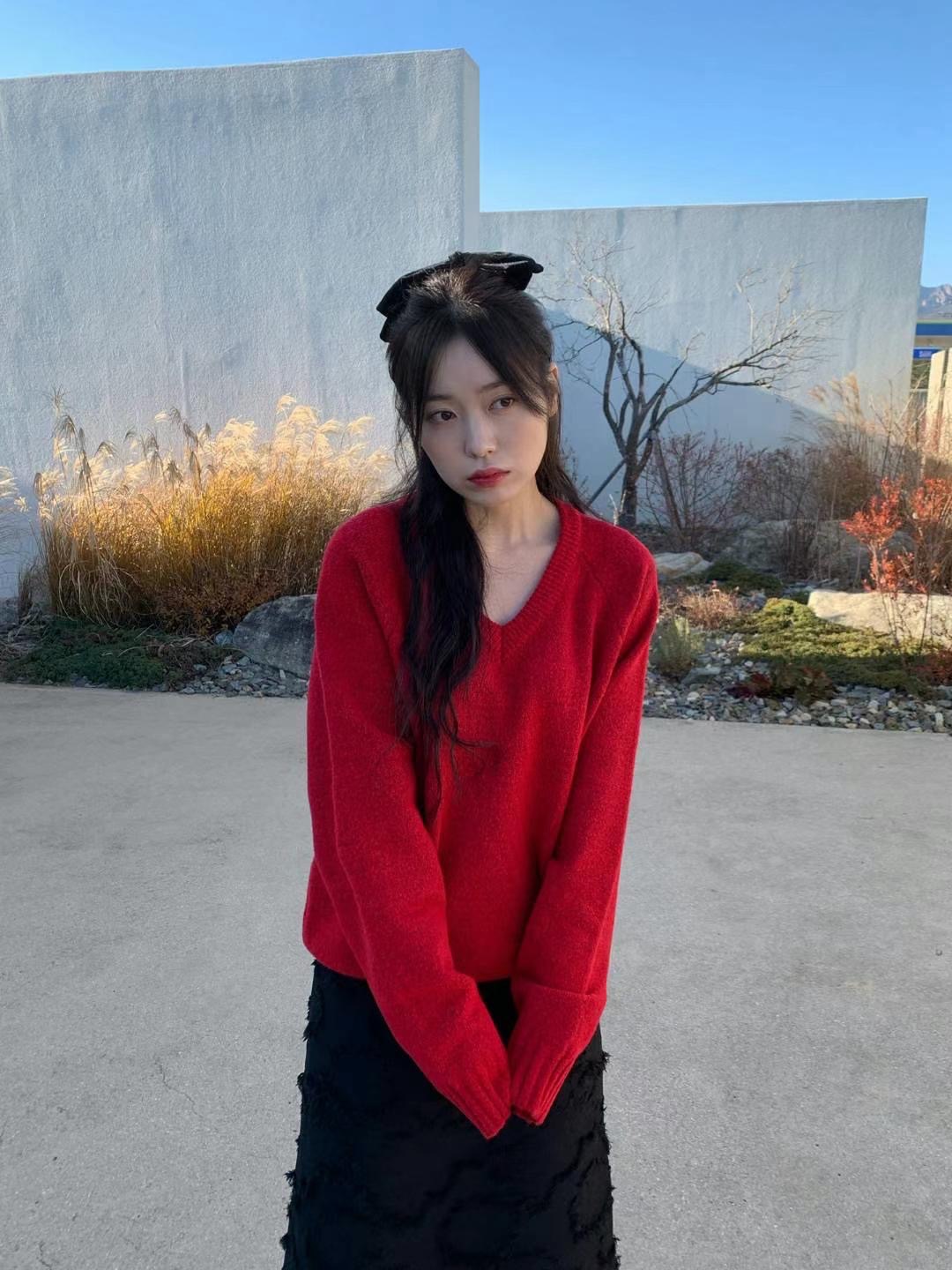 ￼現貨+預購ෆ🏷ʏᴜɴᴀ’s ·正韓代購🇰🇷基本款百搭V領毛衣 6colord