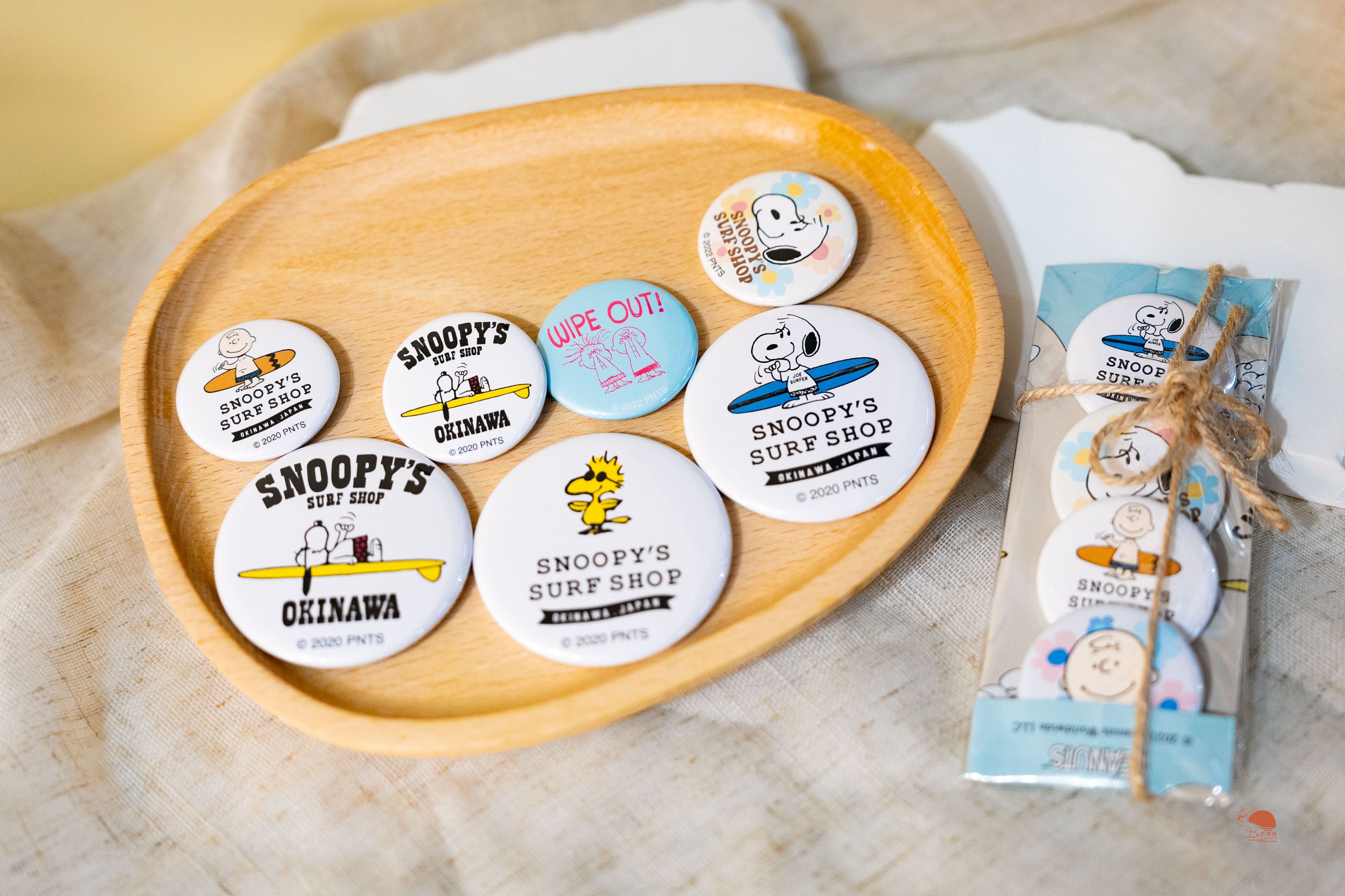現貨｜日本沖繩限定  SNOOPY 史努比  圓型別針徽章