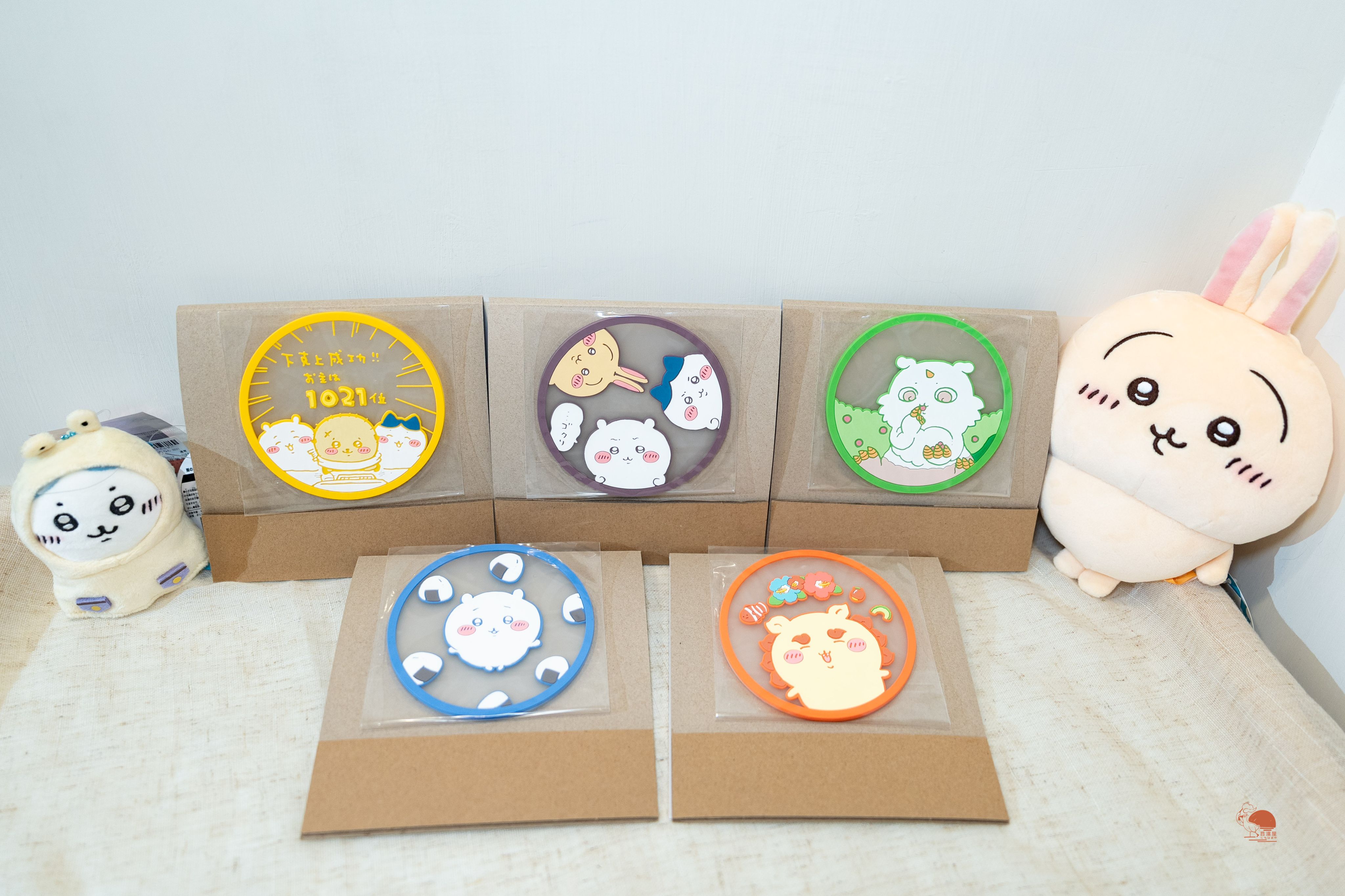 現貨｜ Chiikawa吉伊卡哇 BANDAI 扭蛋 透明橡膠杯墊