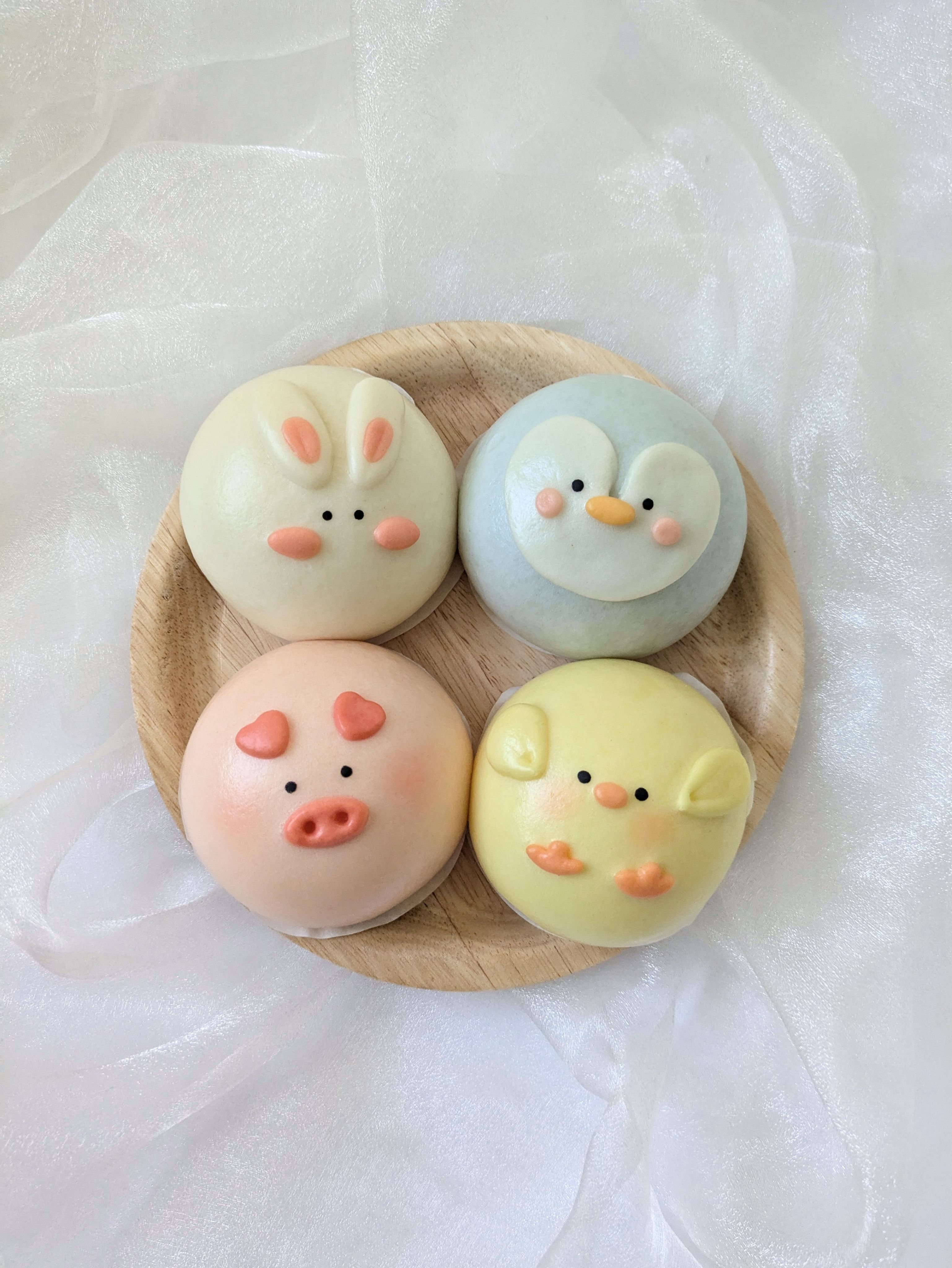 動物造型圓饅頭