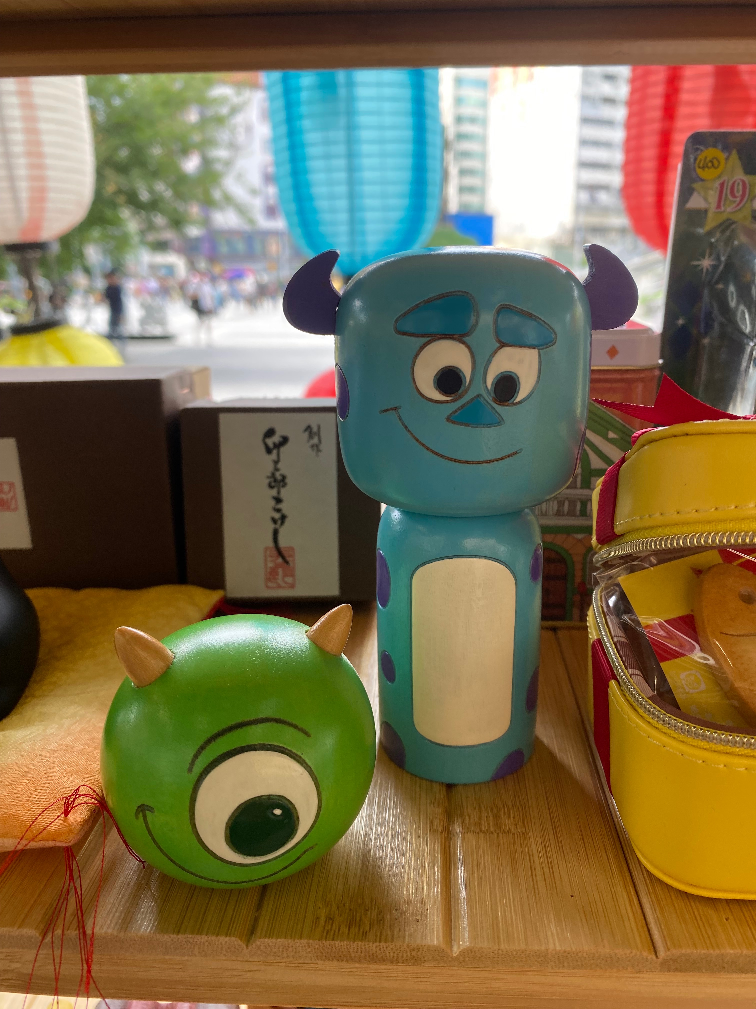日本卯三郎皮克斯怪獸電力公司毛怪大眼仔木介子公仔