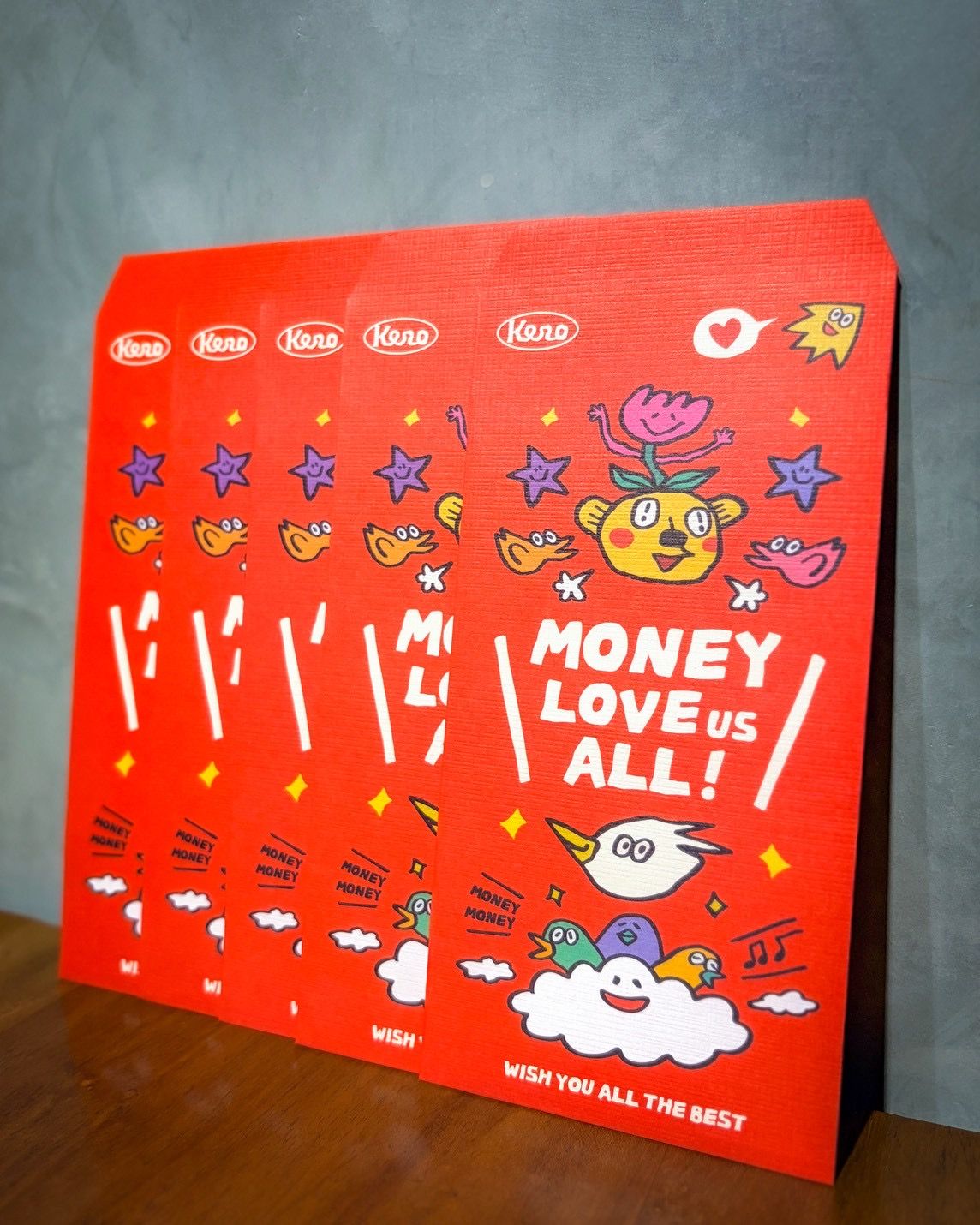 2026 KenoxCasa聯名款紅包袋（五入）