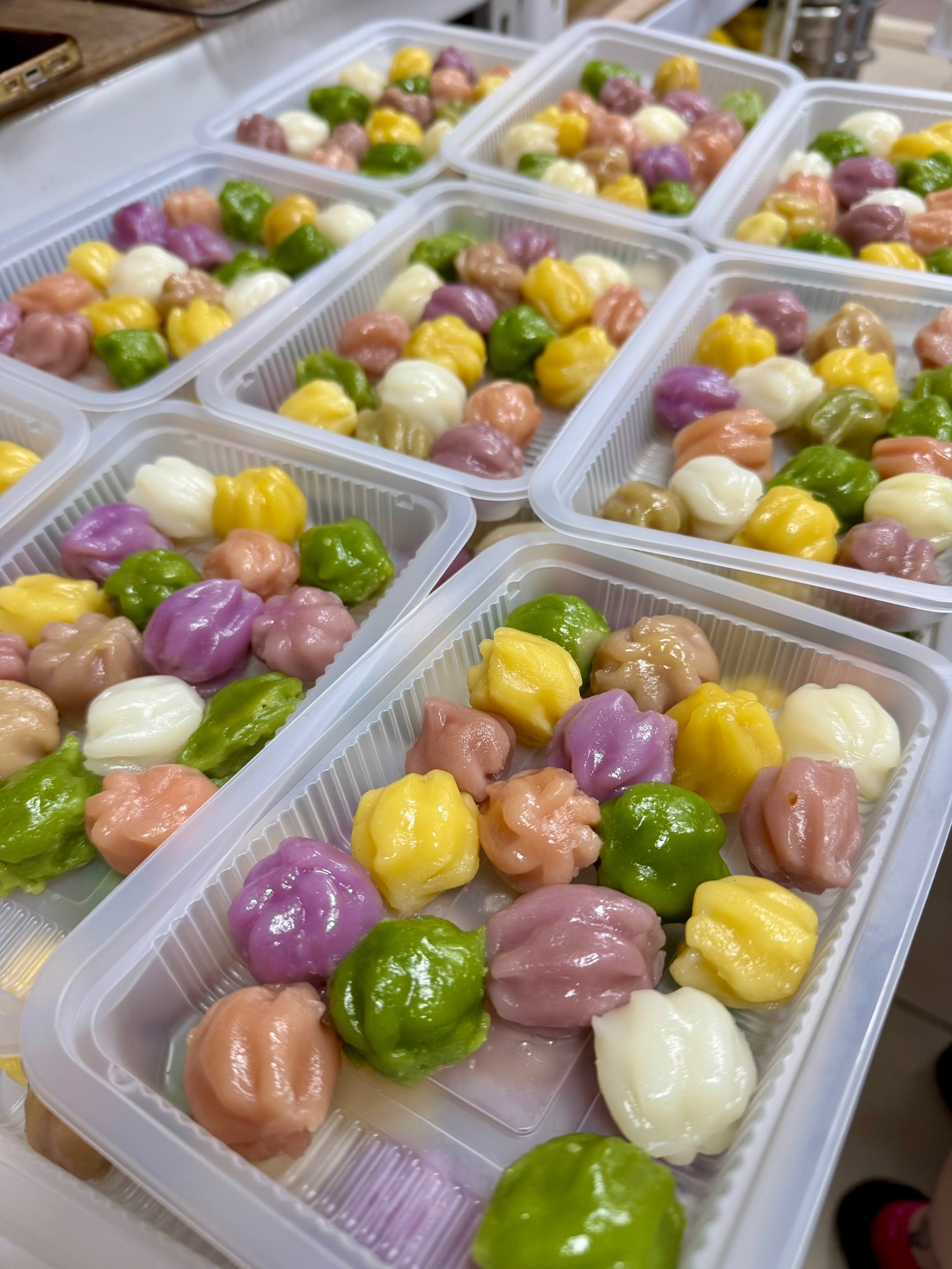 韓國傳統糕點 松針糕 松片 蜜糖糕 花年糕 韓國年糕 彩色年糕 宮廷年糕 韓劇 韓國古代糕點 蜜糕 解凍即食