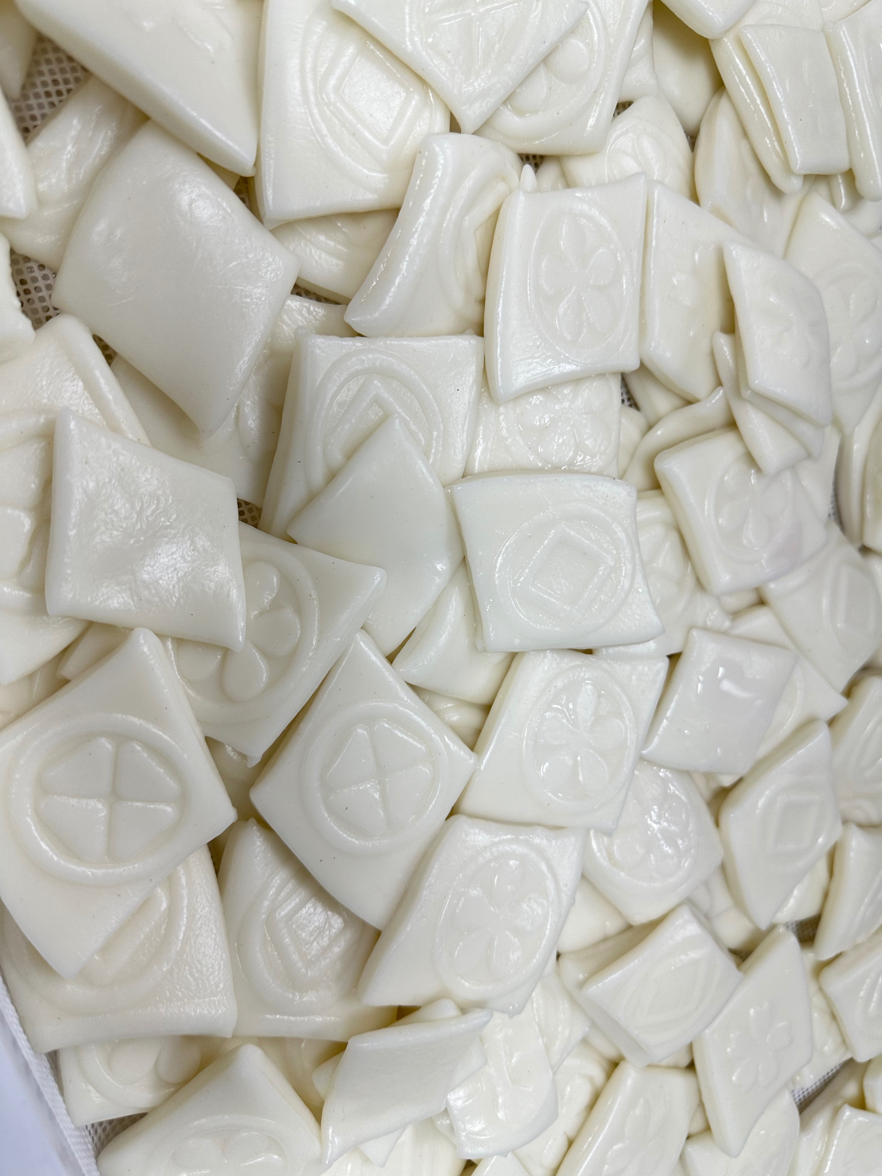 朝鮮方糕 無油無糖無鹽 附米糖漿 切片年糕切糕 절편 韓國傳統年糕壓模年糕 復活節 齋戒