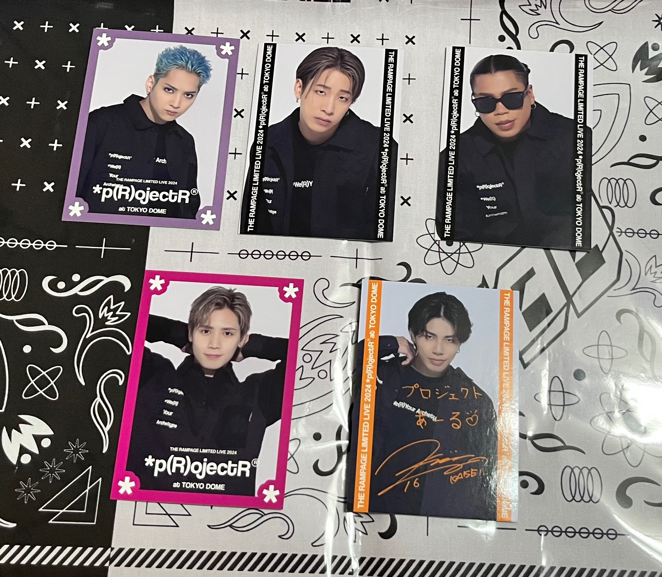 THE RAMPAGE 東蛋小卡