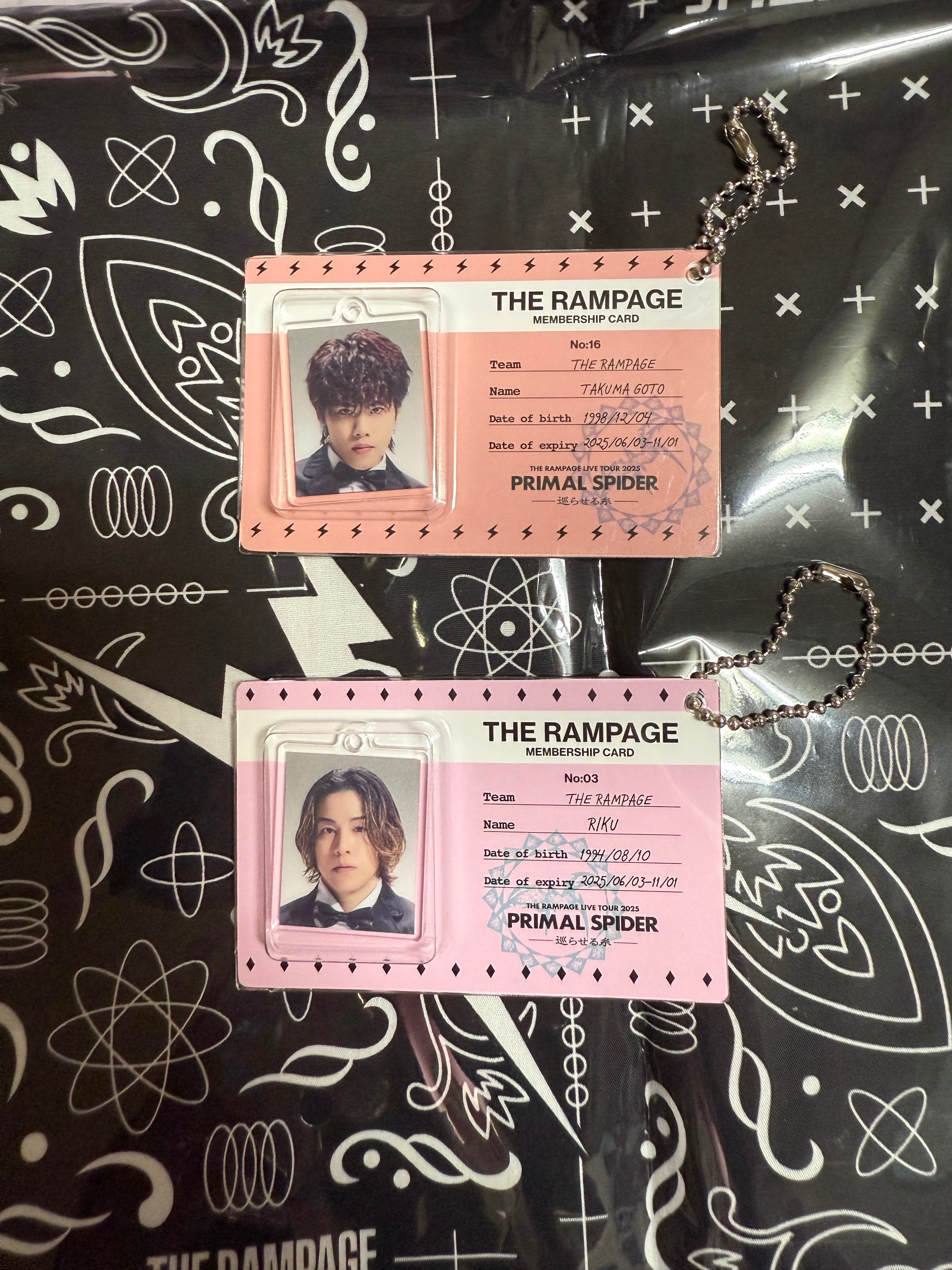 THE RAMPAGE PRIMAL SPIDER證件吊飾