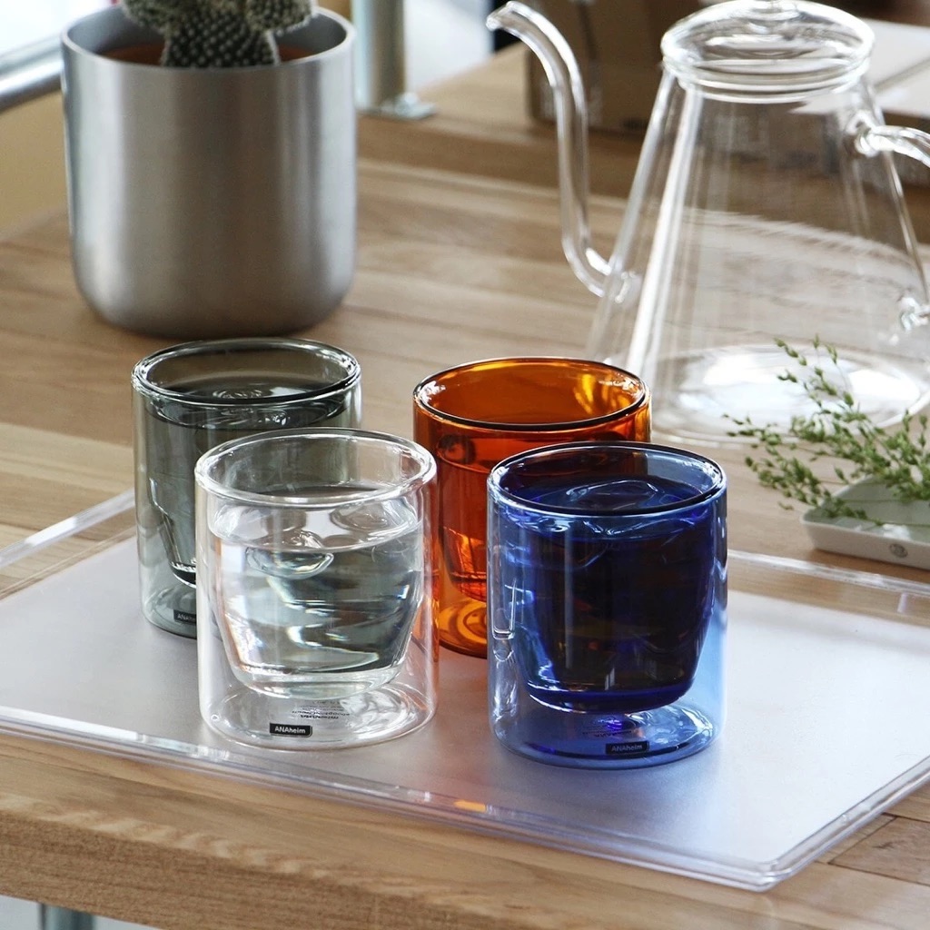 𝐒𝐮𝐧𝐬𝐞𝐭 𝐒𝐞𝐥𝐞𝐜𝐭現貨 ANAheim 雙層玻璃杯 210ml/350ml 四色